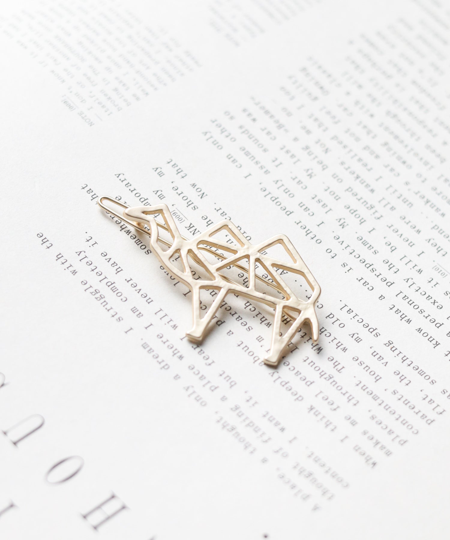 エーアールエムジー ar/mg ジオメトリックキャメルヘアピン (C) C