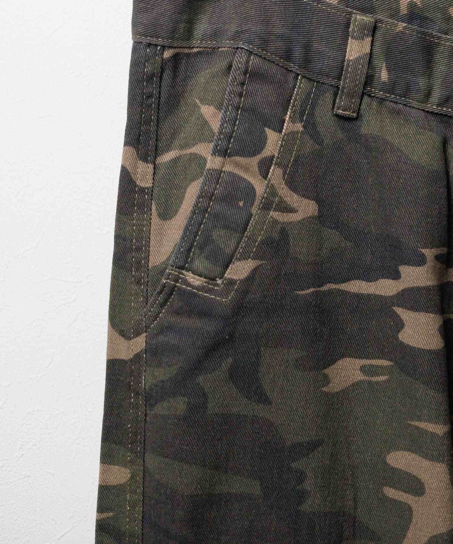 エーアールエムジー ar/mg 【JNF24001】カモフラージュ迷彩 ワイドカーゴパンツ (カモフラージュ) カモフラージュ