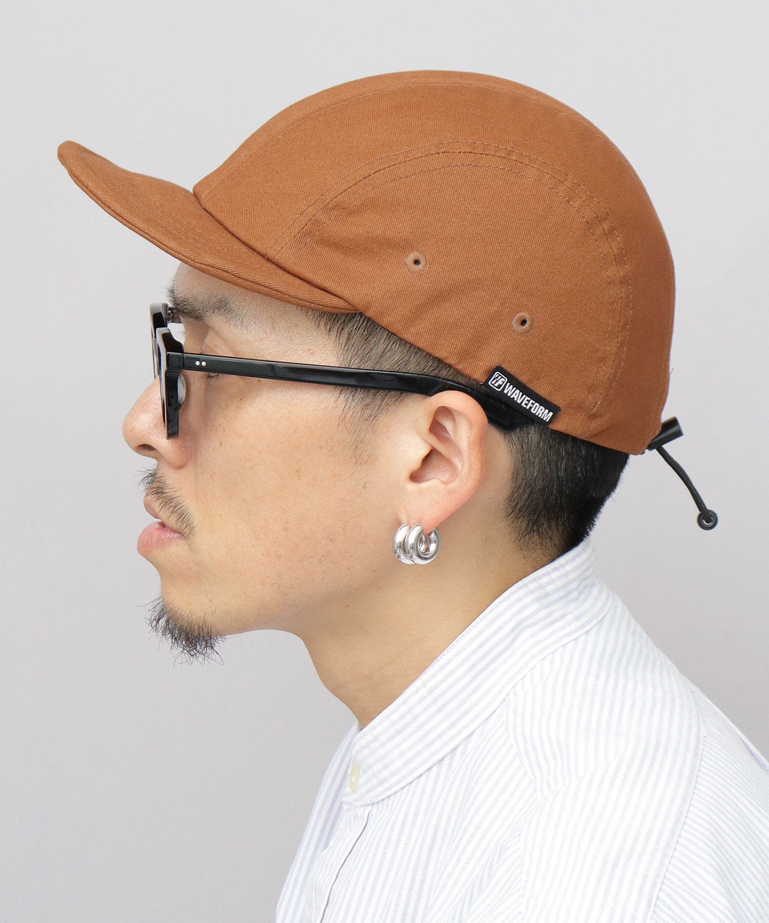 セレブ CELEB キャップ アンパイアキャップ 5パネル ジェットキャップ 帽子 つば 短め 無地 ボールキャップ,キャメル