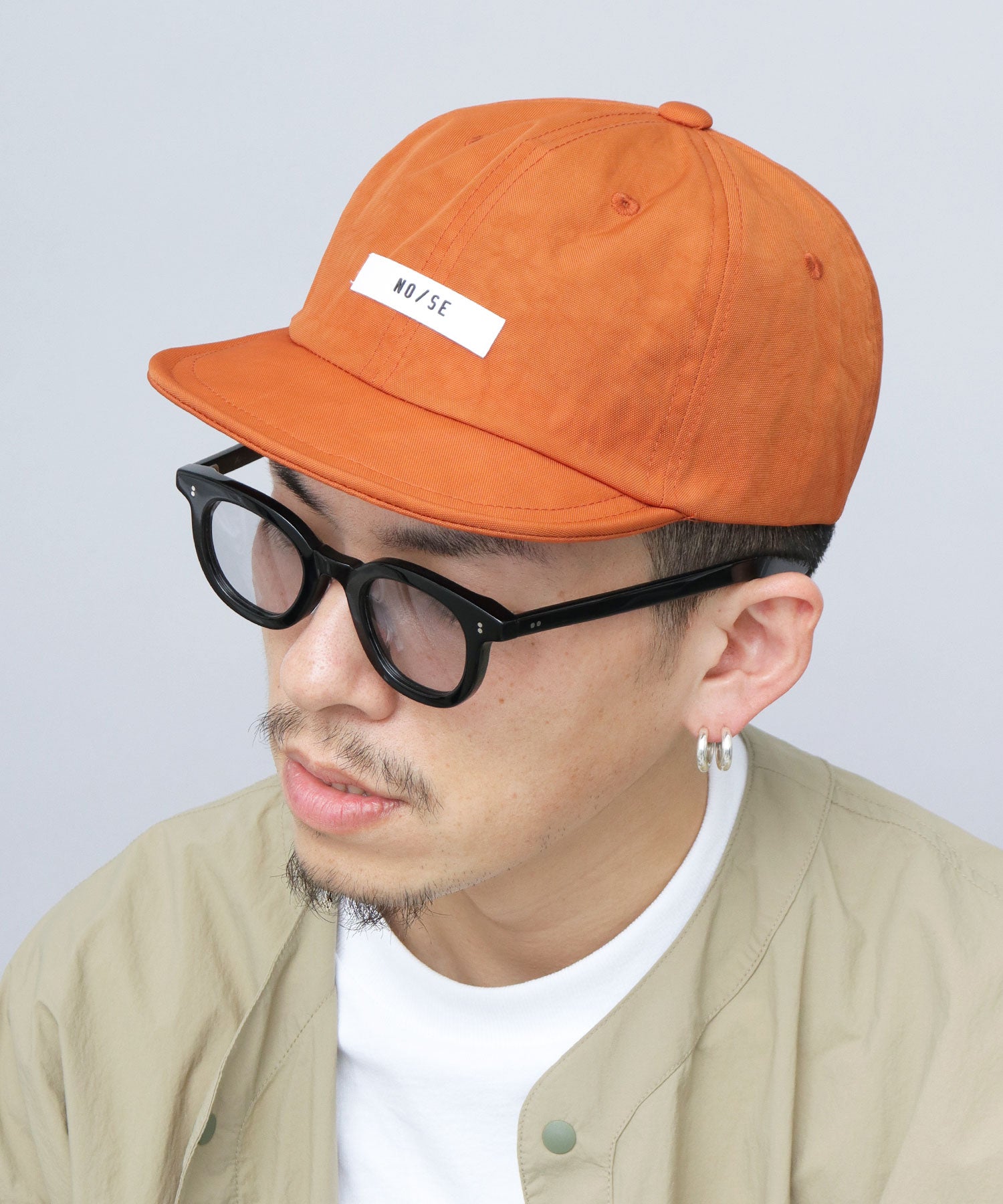 セレブ CELEB キャップ メンズ つば 短い 帽子 ぼうし アンパイアキャップ 撥水 (オレンジ) オレンジ