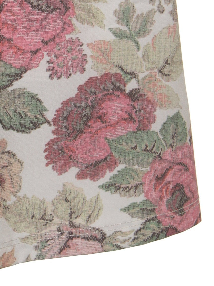 リエンダスエルタ rienda suelta GOBELIN FLOWER ノースリーブワンピース (ベージュ) ベージュ