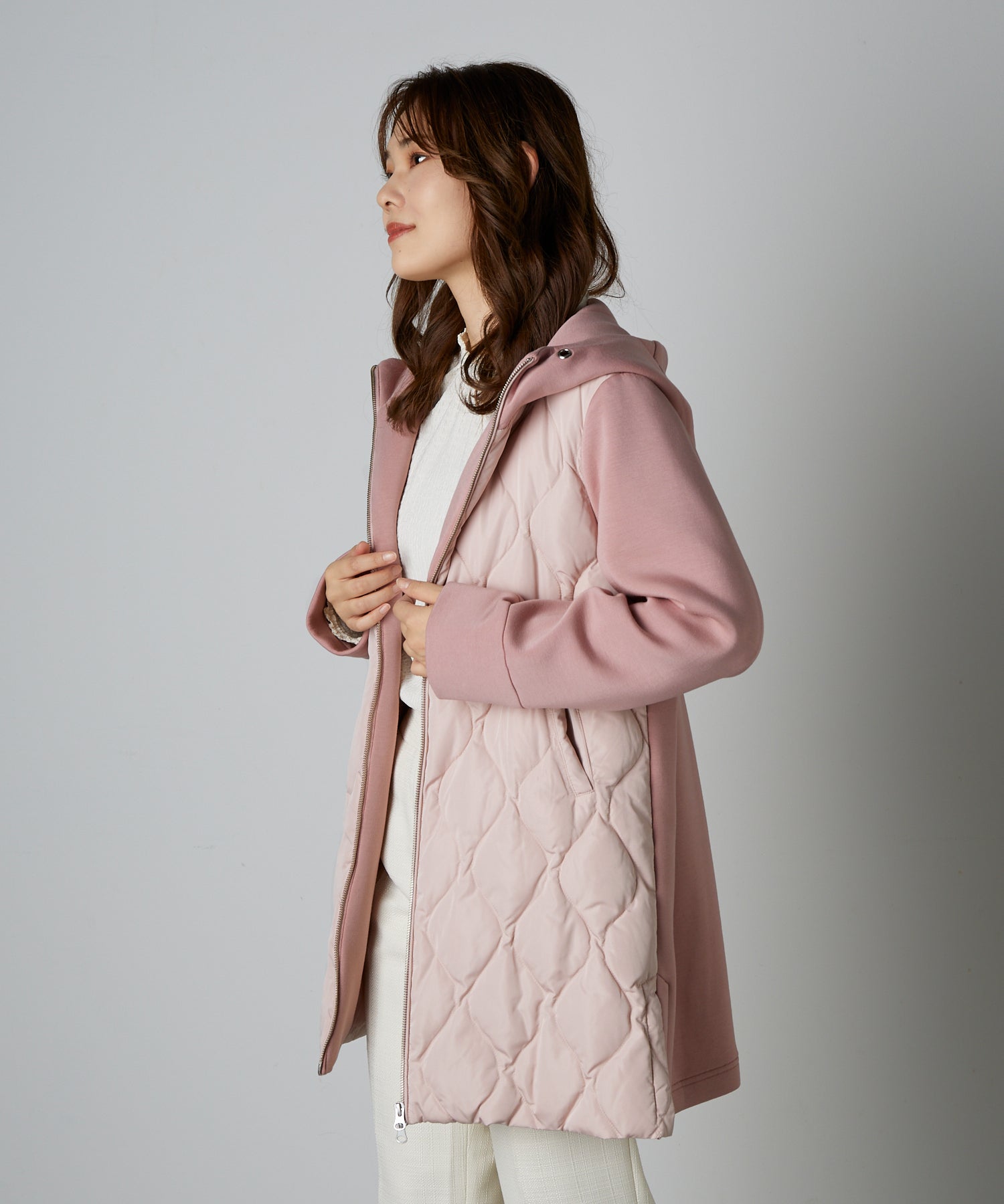 リアマッサ Riamasa ダンボールニットダウンコート