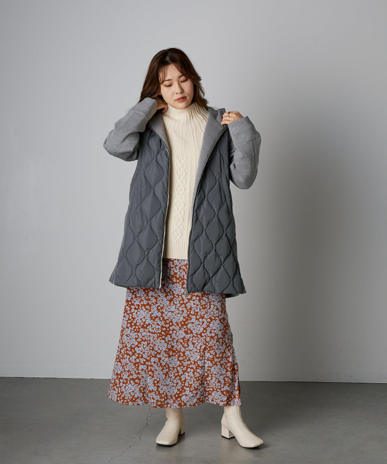 リアマッサ Riamasa ダンボールニットダウンコート