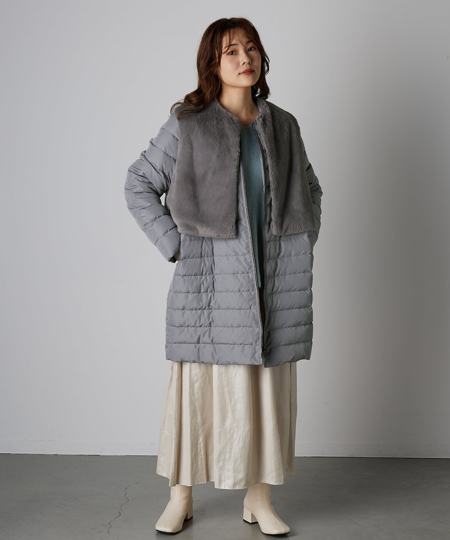 リアマッサ Riamasa 環保毛皮背心聚酯外套