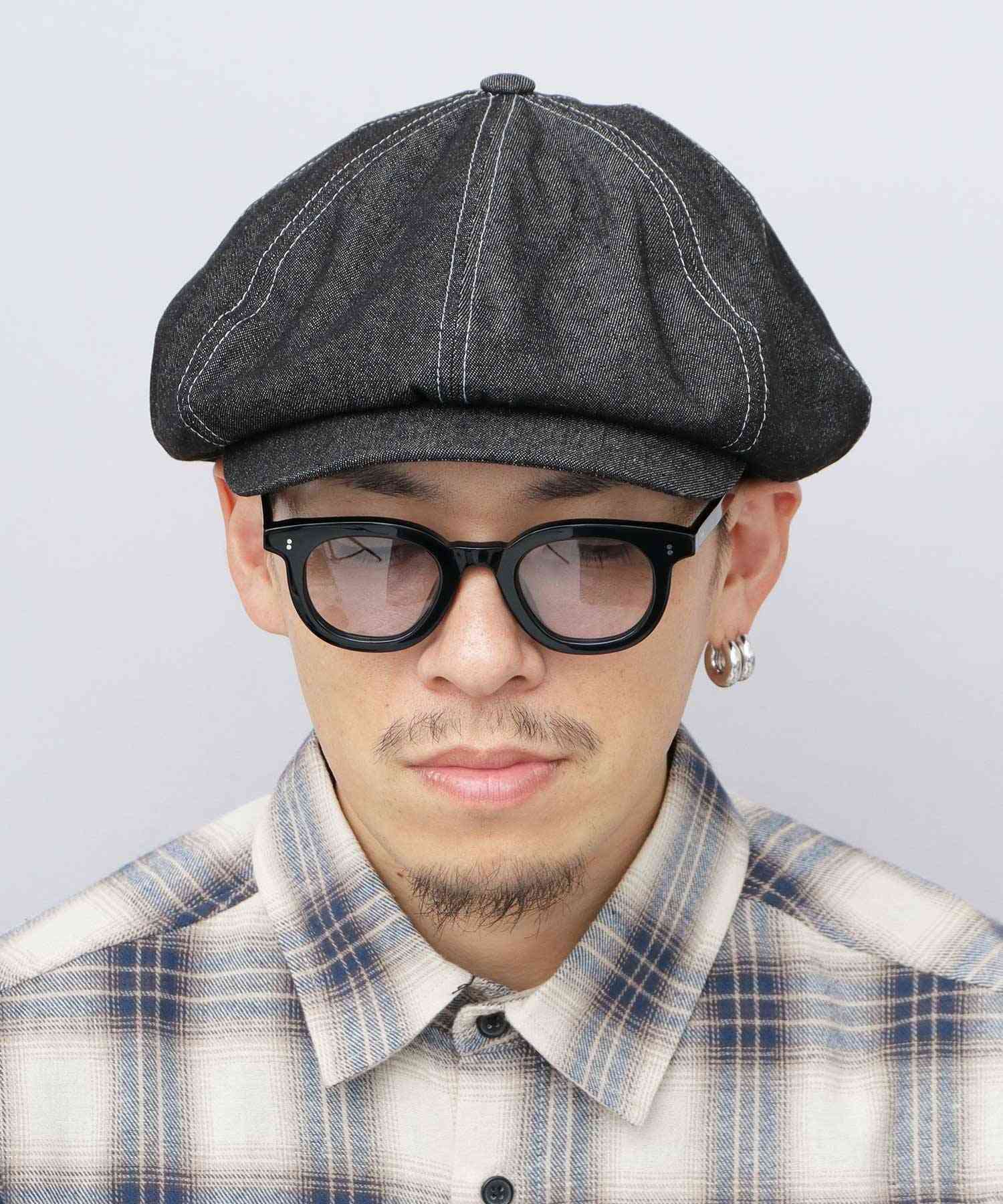 クォーターギャラリー QUARTER GALLERY キャスケット 帽子 キャスハンチング ハンチング デニム コーデュロイ 無地 ニュースボーイキャップ