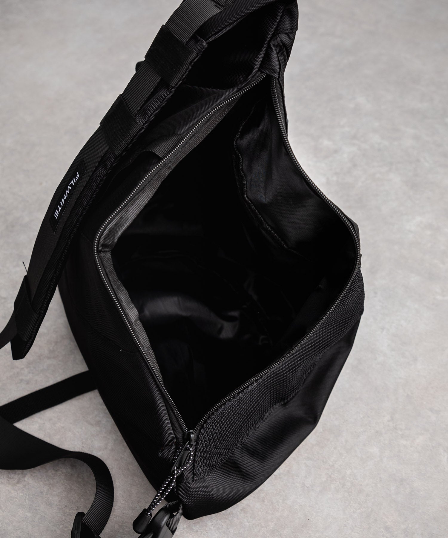 Rocky Monroe Body Bag for Men and Women Sling One Shoulder Bag Triangle Crossbody Shoulder Bag A4 Large Capacity Wide Gusset Travel Gym Simple Casual 14289