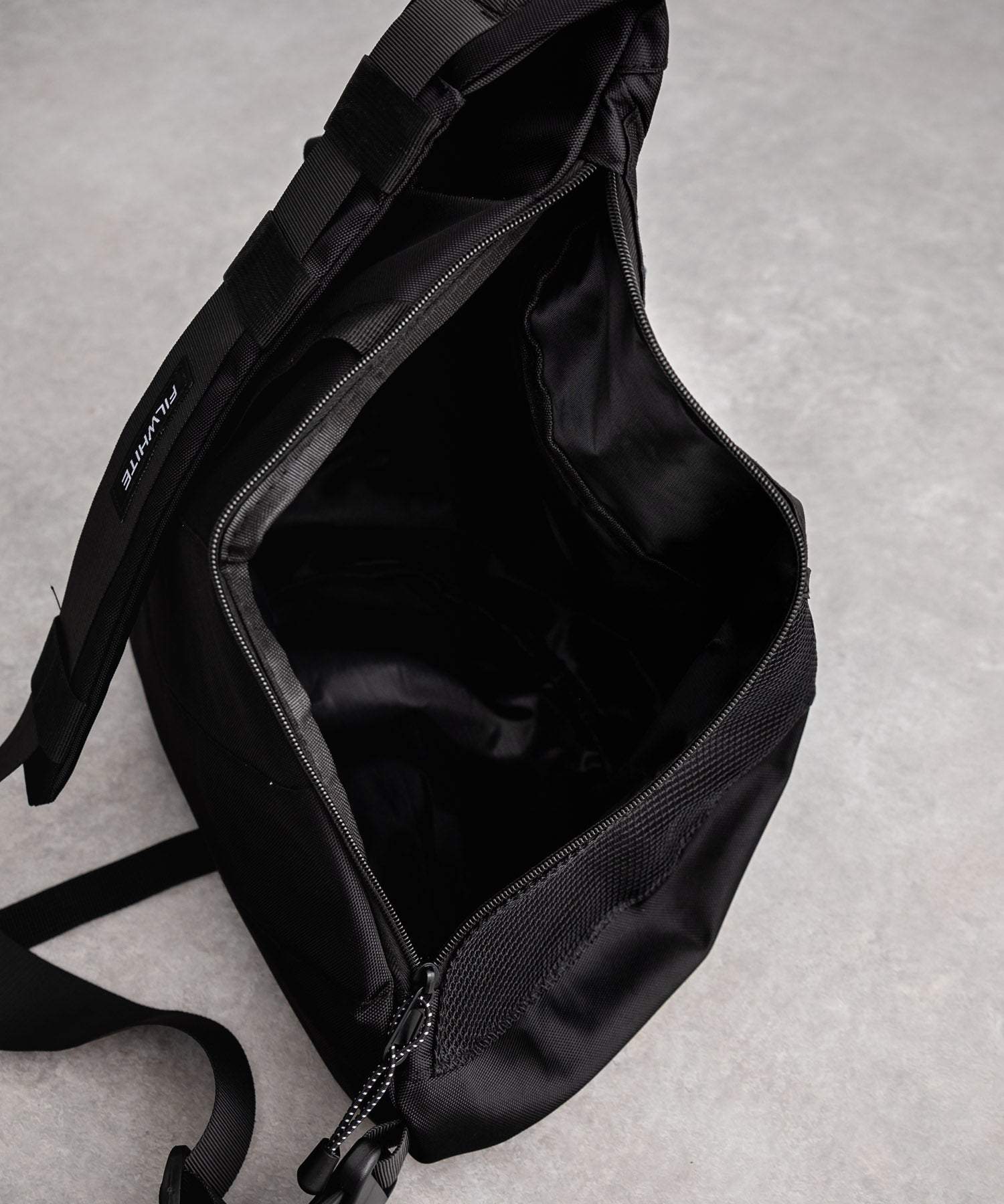 Rocky Monroe Body Bag for Men and Women Sling One Shoulder Bag Triangle Crossbody Shoulder Bag A4 Large Capacity Wide Gusset Travel Gym Simple Casual 14289