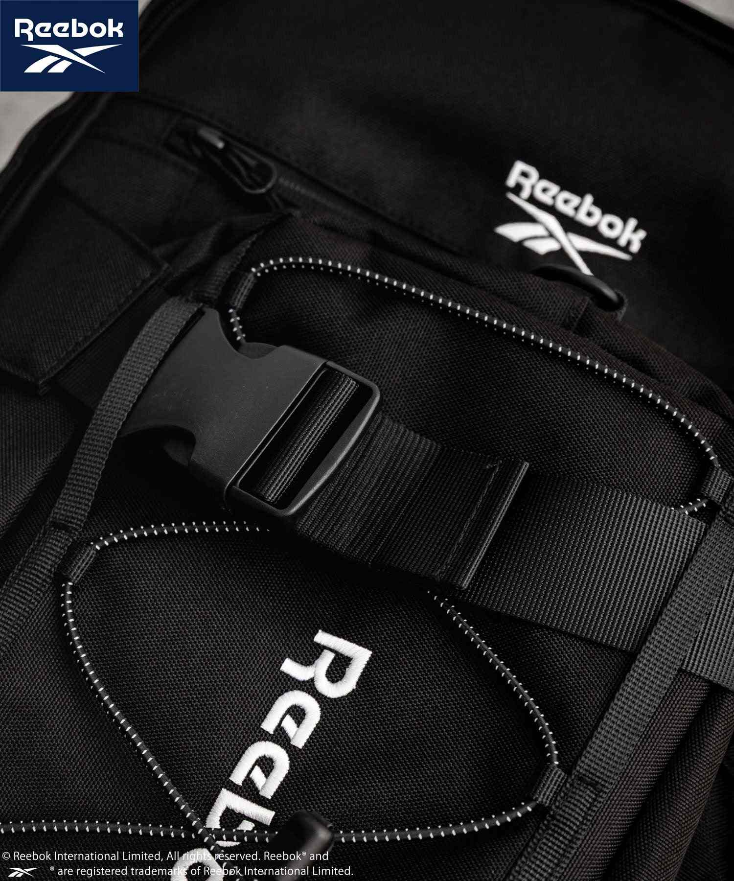 ロッキーモンロー Rocky Monroe Reebok リーボック バックパック リュック メンズ レディース デイパック ショルダーバッグ付き 鞄 ロゴ刺繍 A4収納 大容量 通勤 通学 14841 (チャコール) チャコール