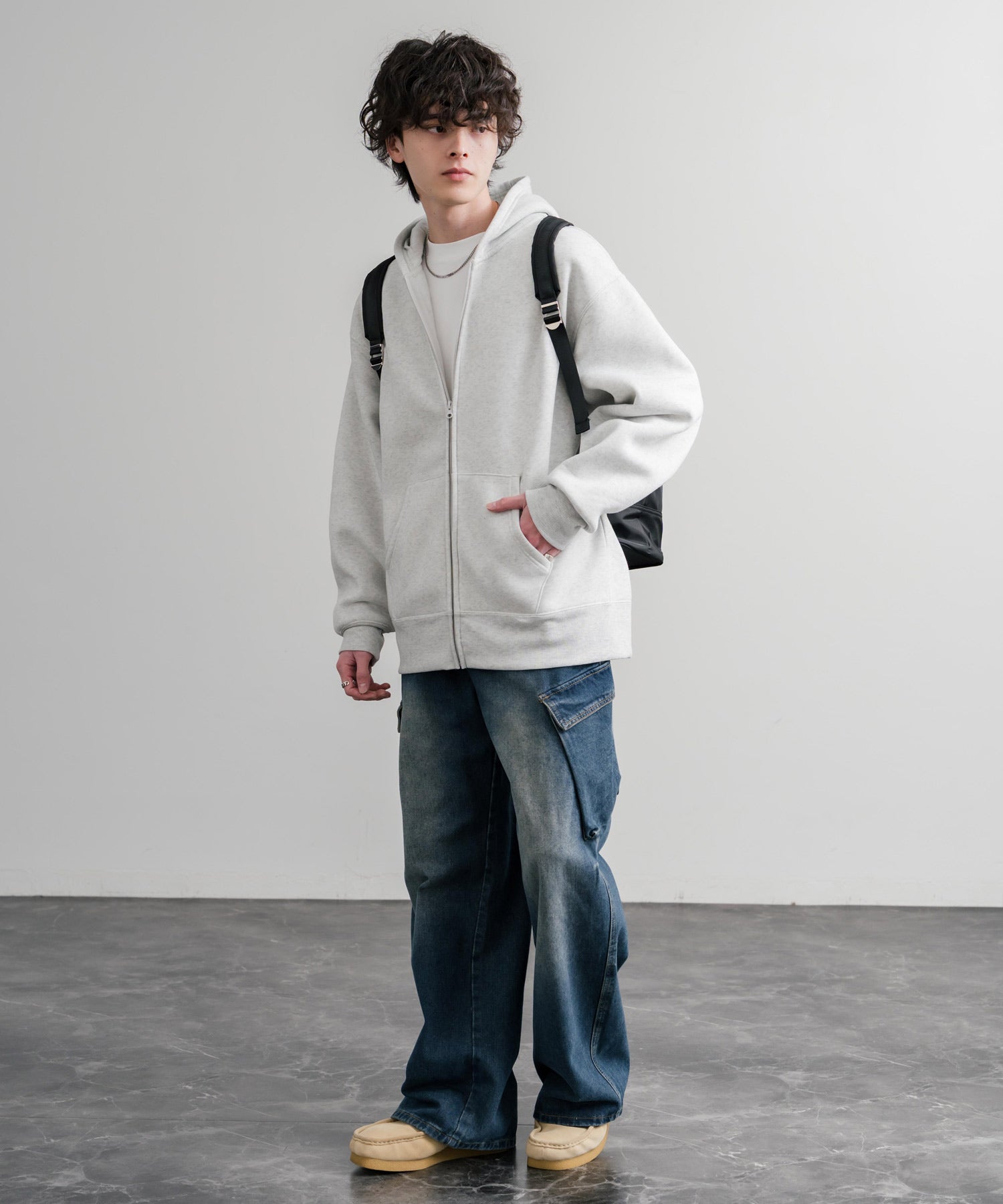 ロッキーモンロー Rocky Monroe ショルダーバッグ リュックサック 2WAY メンズ レディース ナイロンバッグ 鞄 ジムサック プール 海 ジム ヨガ スポーツ カジュアル 15511 (グレー) グレー