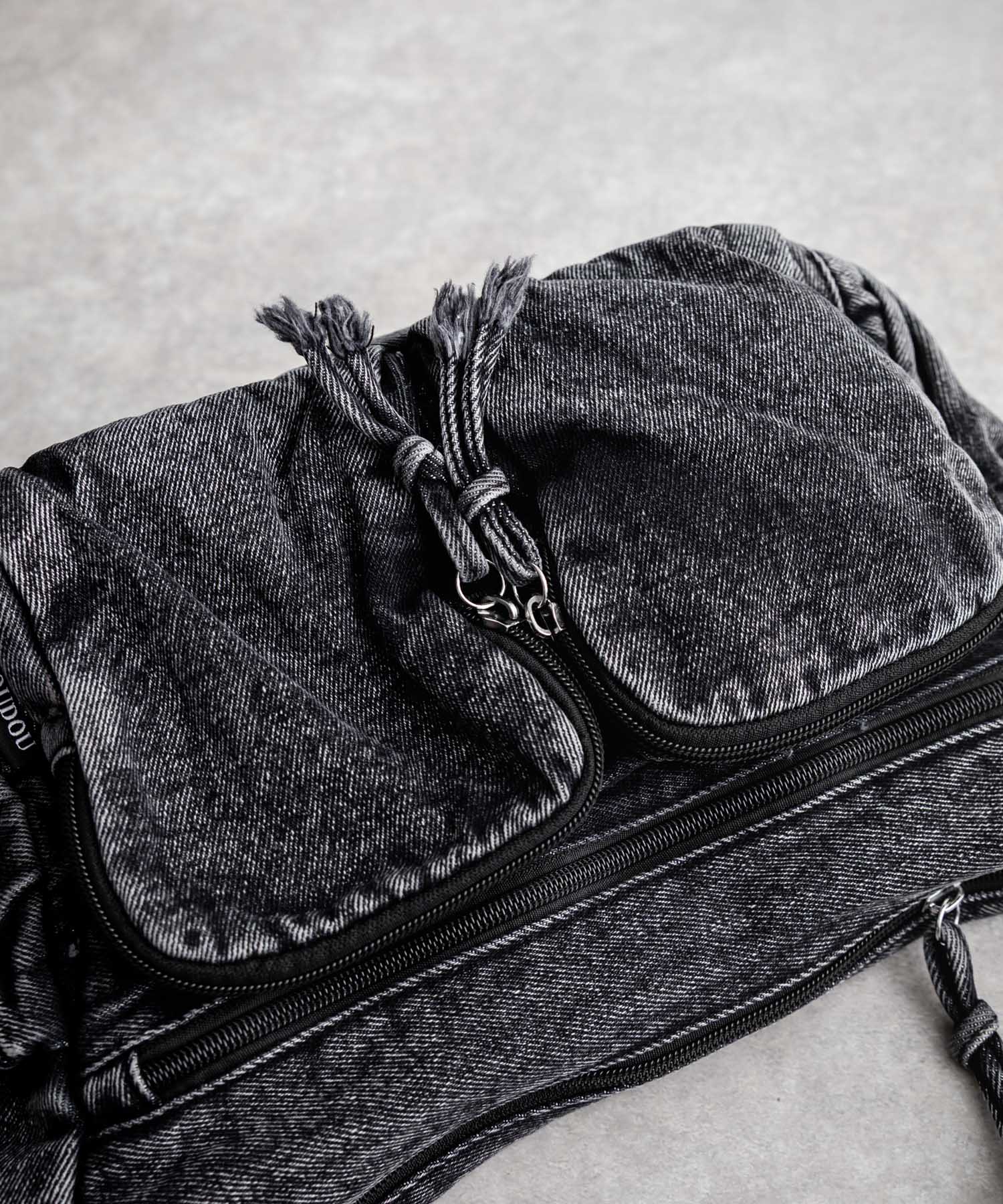 ロッキーモンロー Rocky Monroe ショルダーバッグ ヴィンテージ メンズ レディース 綿 コットン B5 通勤 通学 シンプル 無地 デニム 斜め掛け 肩かけ ライブ お出かけ 15507 (ブルー) ブルー