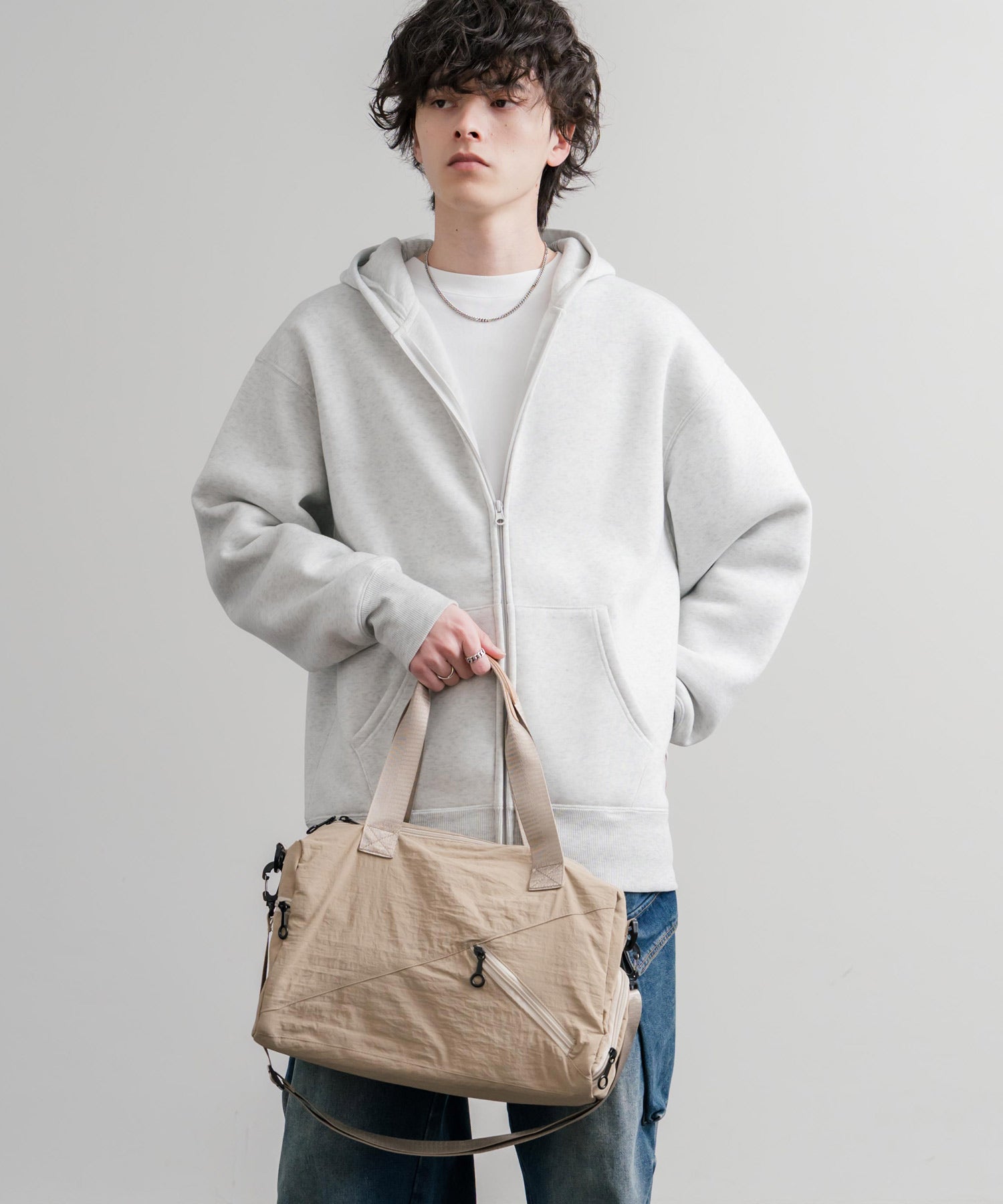 ロッキーモンロー Rocky Monroe ボストンバッグ 2WAY ショルダー ハンドル 大容量 メンズ レディース サブ キャリーオンベルト 肩掛け 斜め掛け 鞄 A4 軽量 無地 15508 (グリーン) グリーン