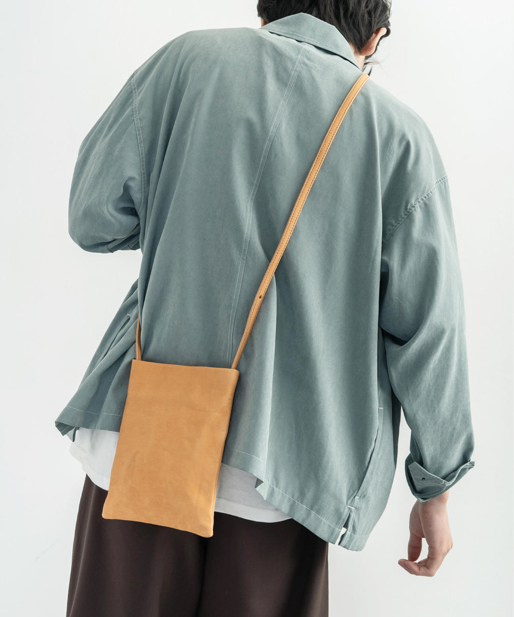 ロッキーモンロー Rocky Monroe ショルダーバッグ メンズ レディース レザー 馬革 日本製 サコッシュ 斜め掛け 肩がけ 首かけ ギフト プレゼント 父の日 誕生日 彼氏 本革 国産 カジュア (ダークグリーン) ダークグリーン