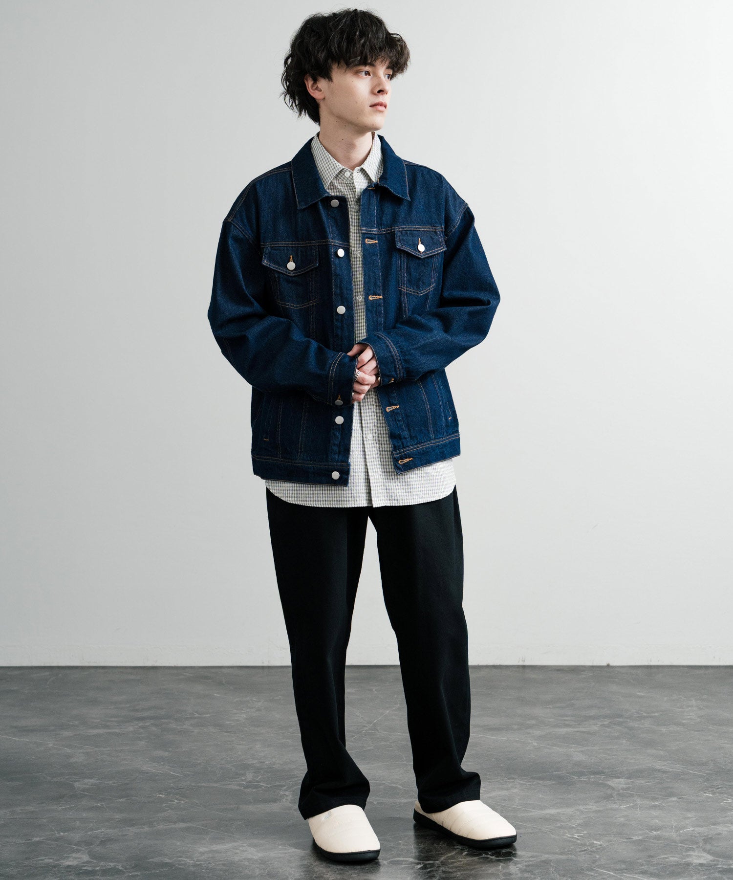 ロッキーモンロー Rocky Monroe モックシューズ スリッパ 靴 メンズ レディース バブーシュ ルームシューズ スリッポン 別注 オリジナル U.S. POLO ASSN. 14948 (ライトベージュ(ナイロンライク)) ライトベージュ(ナイロンライク)