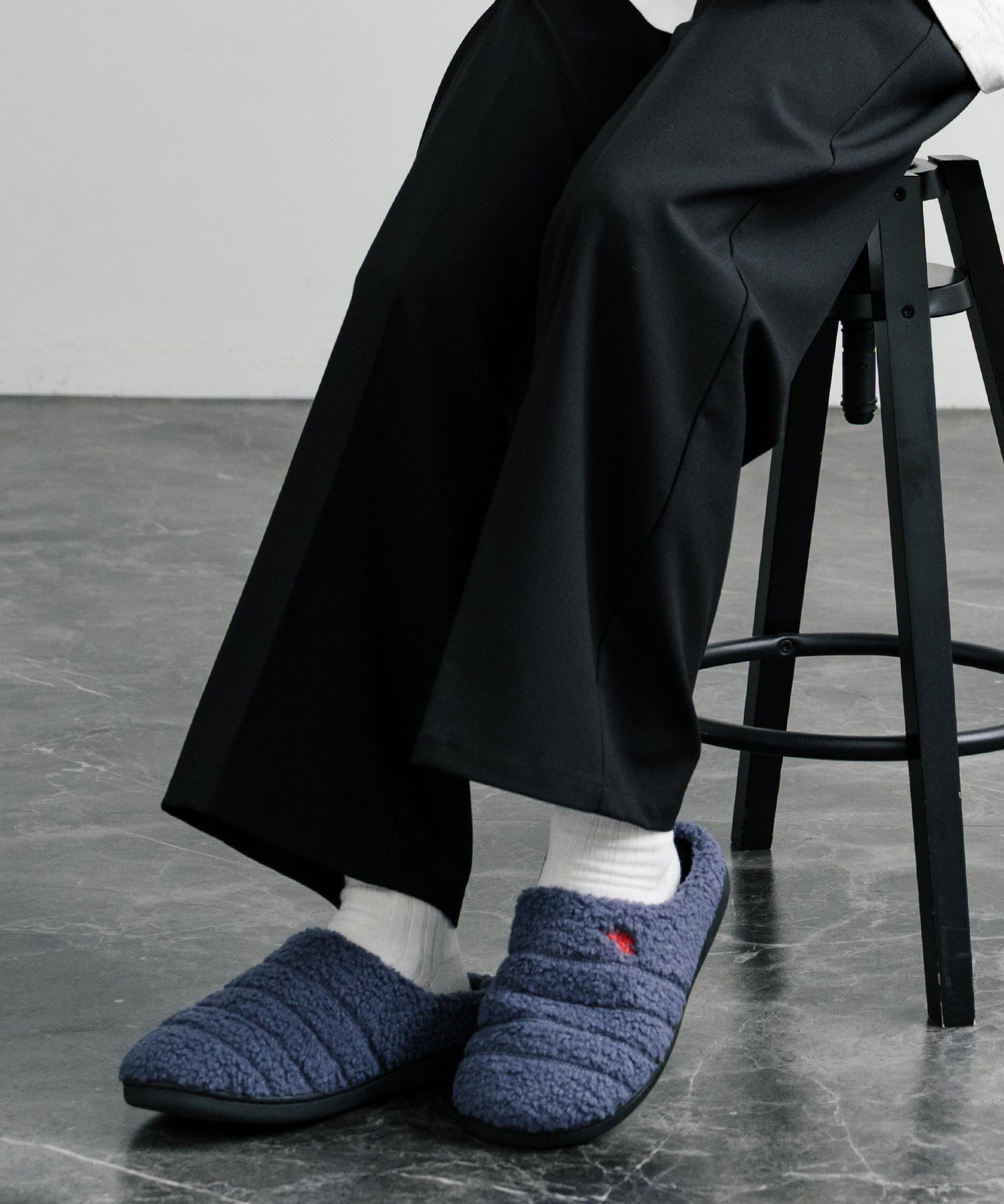 ロッキーモンロー Rocky Monroe モックシューズ スリッパ 靴 メンズ レディース バブーシュ ルームシューズ スリッポン 別注 オリジナル U.S. POLO ASSN. 14948 (ライトベージュ(ナイロンライク)) ライトベージュ(ナイロンライク)