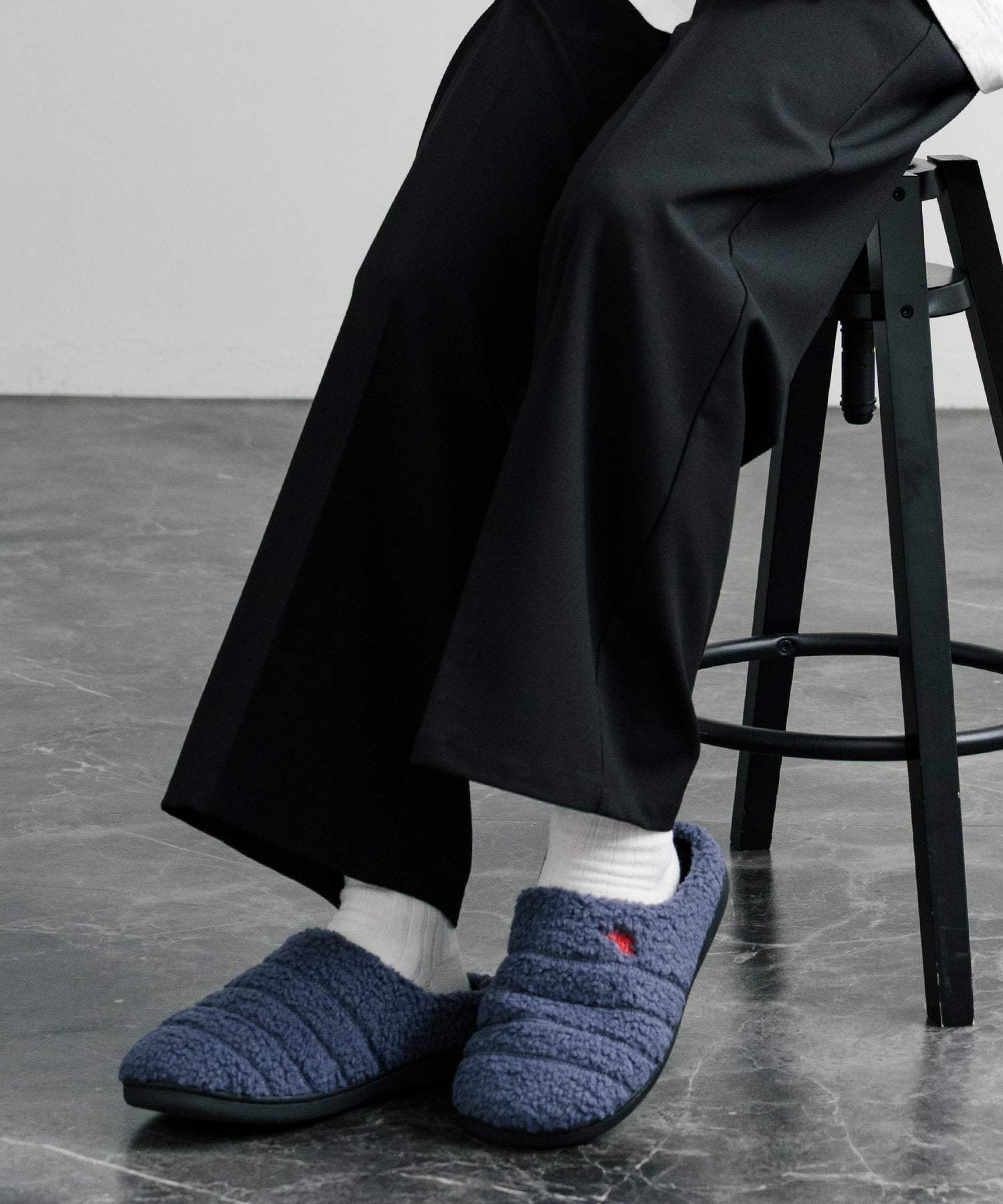 ロッキーモンロー Rocky Monroe モックシューズ スリッパ 靴 メンズ レディース バブーシュ ルームシューズ スリッポン 別注 オリジナル U.S. POLO ASSN. 14948 (ライトベージュ(ナイロンライク)) ライトベージュ(ナイロンライク)