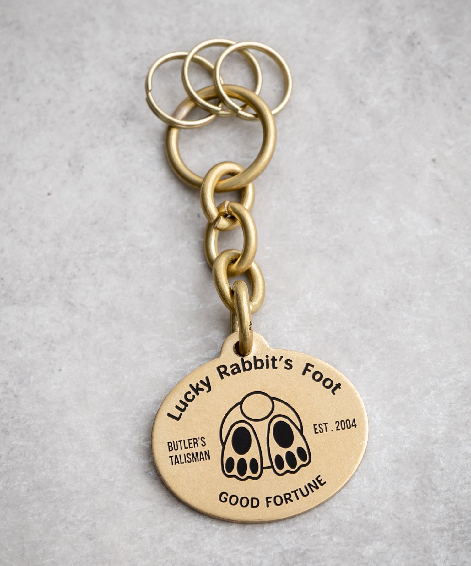 ロッキーモンロー Rocky Monroe キーホルダー キーチャーム メンズ レディース キーリング ストラップ ウサギ 日本製 国産 Butler Verner Sails JF-3047 15568 (ブラス) ブラス