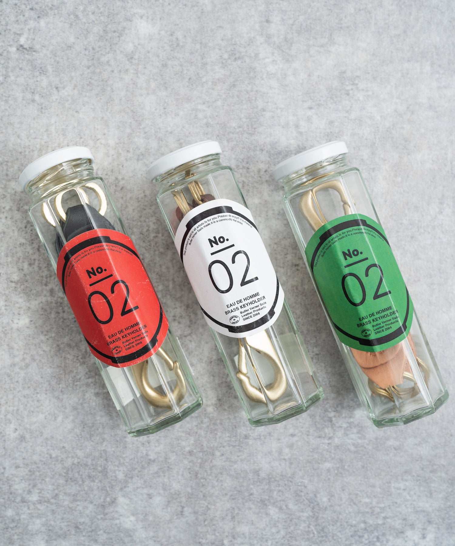 Rocky Monroe Keychain Double Ring brass Brass Men's Genuine Leather Cowhide Tochigi Leather Key Ring Key Charm Key Chain Nascaan 3-Chain Belt Loop Leather Goods Keys