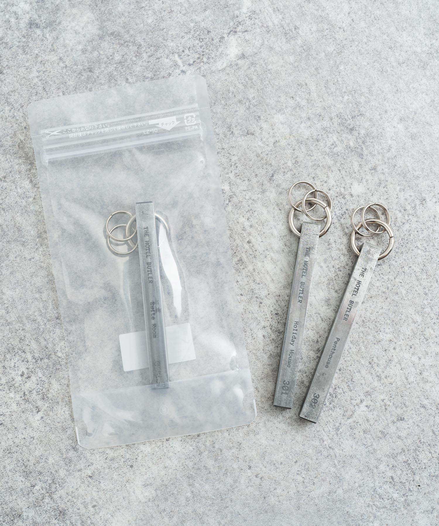 ロッキーモンロー Rocky Monroe キーホルダー ホテルキー ルームキー 日本製 アルミ メンズ レディース キーリング キーチェーン アメカジ カジュアル シンプル 鍵 カギ プレゼント トラッ (302.Penthouse) 302.Penthouse