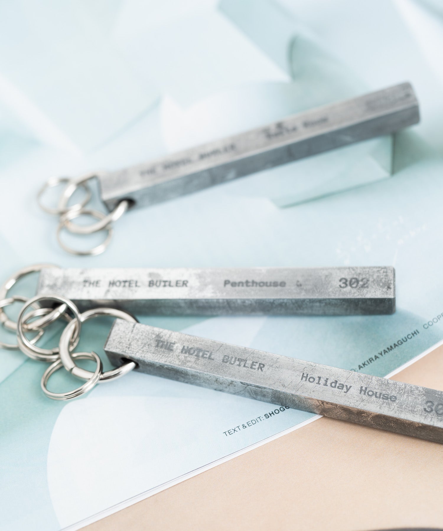 ロッキーモンロー Rocky Monroe キーホルダー ホテルキー ルームキー 日本製 アルミ メンズ レディース キーリング キーチェーン アメカジ カジュアル シンプル 鍵 カギ プレゼント トラッ (302.Penthouse) 302.Penthouse