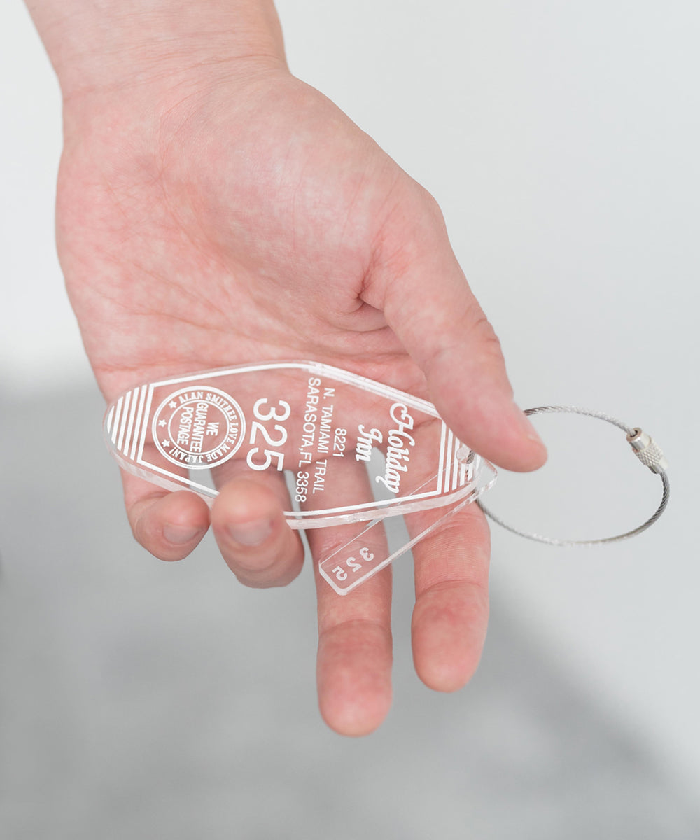 Rocky Monroe Keychain Men's Keychain Key Charm Key Ring acrylic America Hotel Motel Room Key Key Retro American Casual Accessory Present