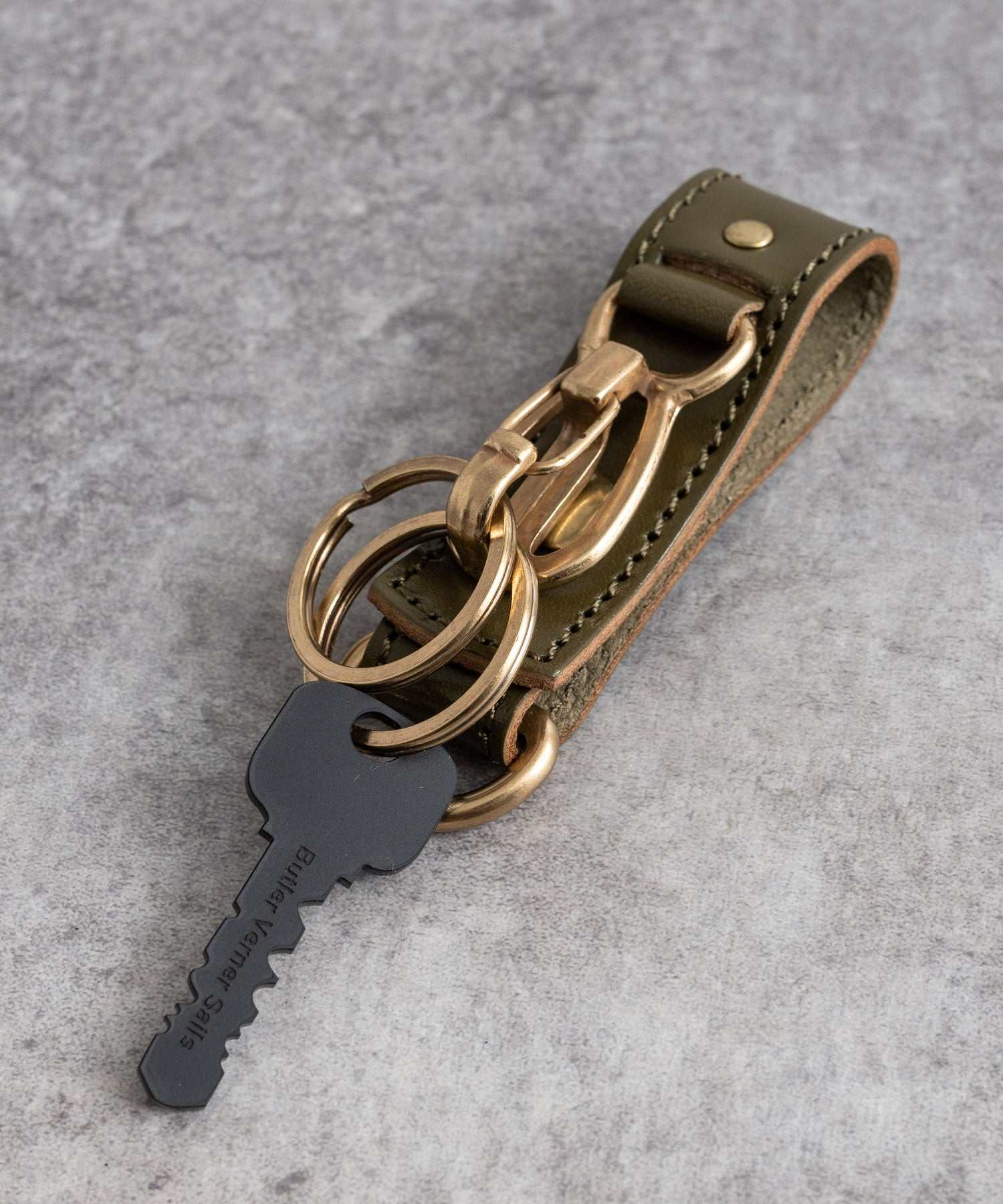 ロッキーモンロー Rocky Monroe キーホルダー ベルトループ 本革 メンズ レディース 栃木レザー 牛革 日本製 国産 キーリング ストラップ カジュアル アメカジ シンプル ギフト プレゼント