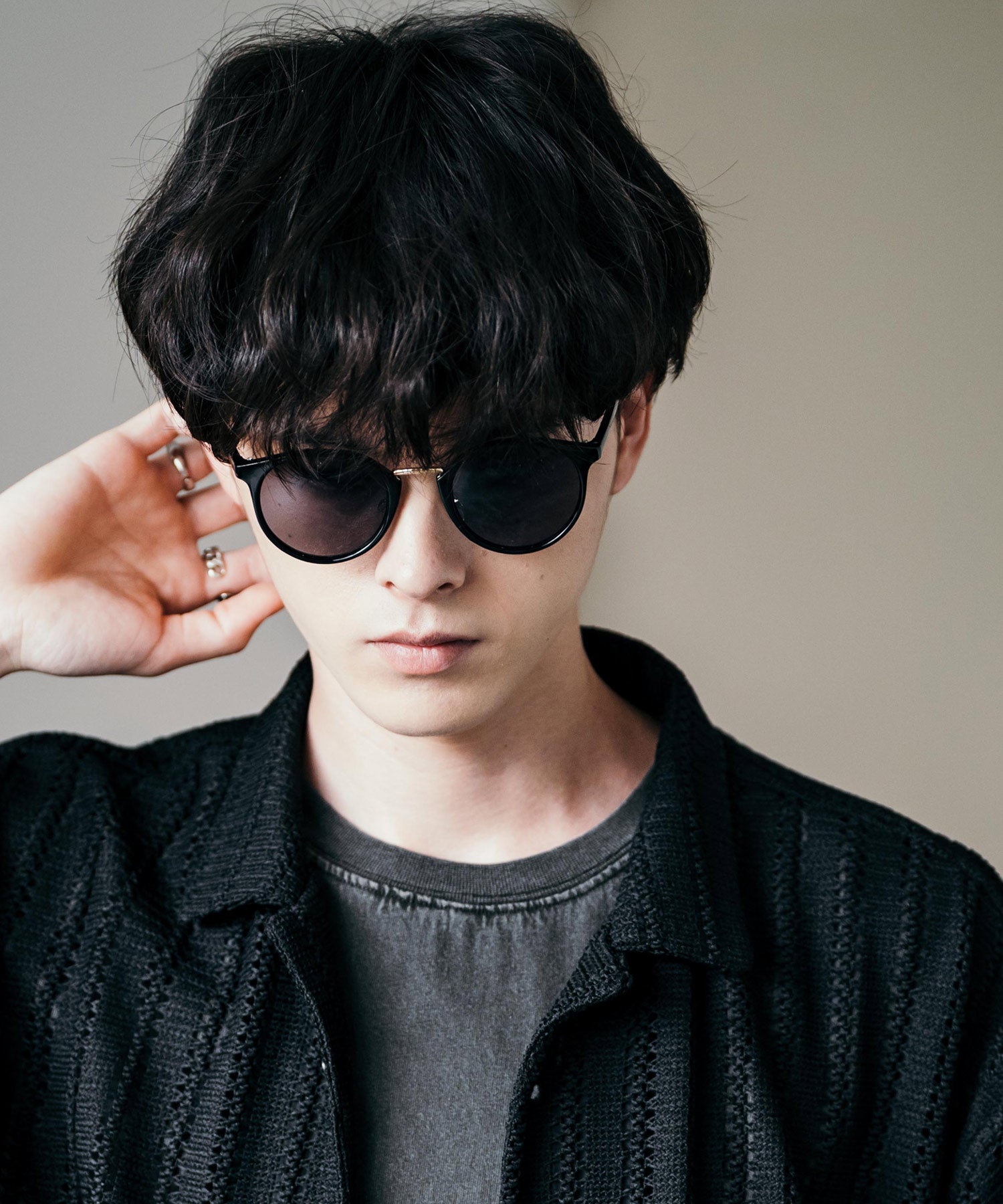 洛基·門羅 Rocky Monroe 太陽眼鏡 彩色鏡片 男士 女士 假眼鏡 圓形眼鏡 圓型 組合波士頓 UV防護 紫外線對策 淺色 彩色 煙霧 灰色 透明 黑邊