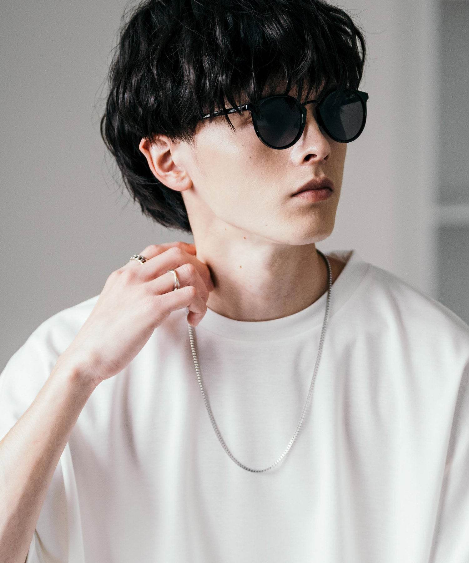 ロッキーモンロー Rocky Monroe サングラス カラーレンズ メンズ レディース 伊達メガネ 丸眼鏡 丸型 コンビボストン UVカット 紫外線対策 薄い色 色付き スモーク グレー クリア 黒縁