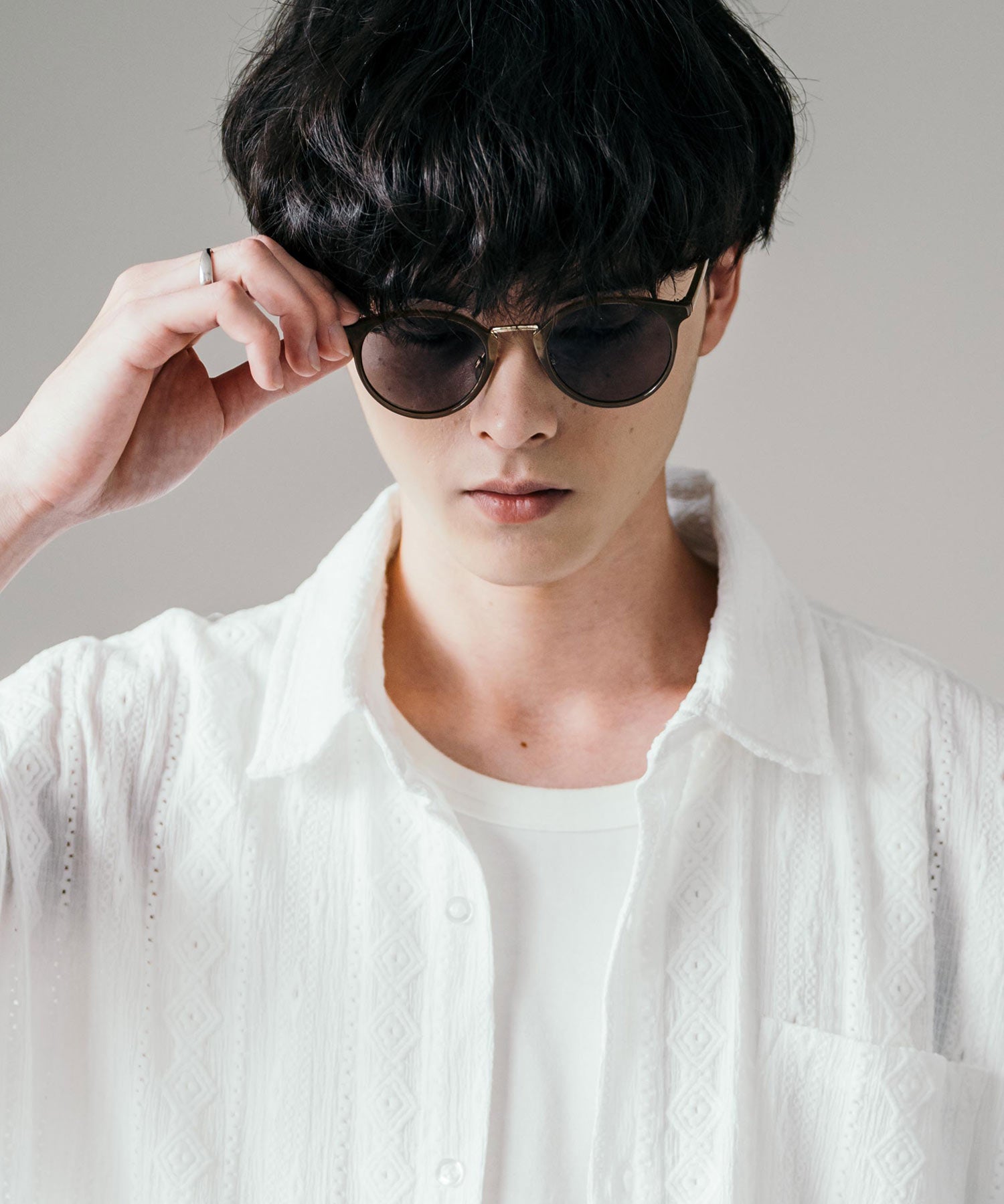 洛基·門羅 Rocky Monroe 太陽眼鏡 彩色鏡片 男士 女士 假眼鏡 圓形眼鏡 圓型 組合波士頓 UV防護 紫外線對策 淺色 彩色 煙霧 灰色 透明 黑邊