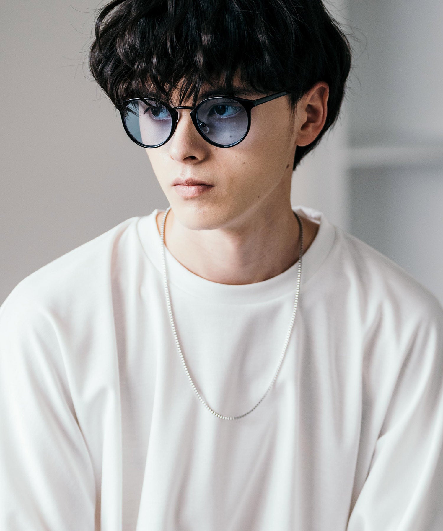 洛基·門羅 Rocky Monroe 太陽眼鏡 彩色鏡片 男士 女士 假眼鏡 圓形眼鏡 圓型 組合波士頓 UV防護 紫外線對策 淺色 彩色 煙霧 灰色 透明 黑邊