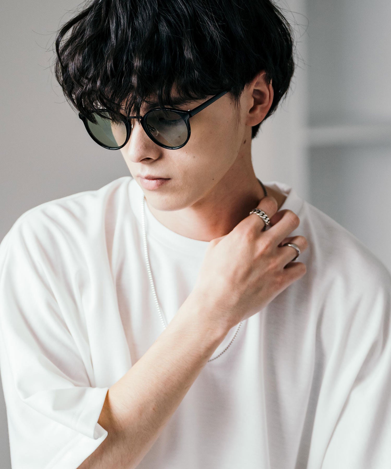 洛基·門羅 Rocky Monroe 太陽眼鏡 彩色鏡片 男士 女士 假眼鏡 圓形眼鏡 圓型 組合波士頓 UV防護 紫外線對策 淺色 彩色 煙霧 灰色 透明 黑邊