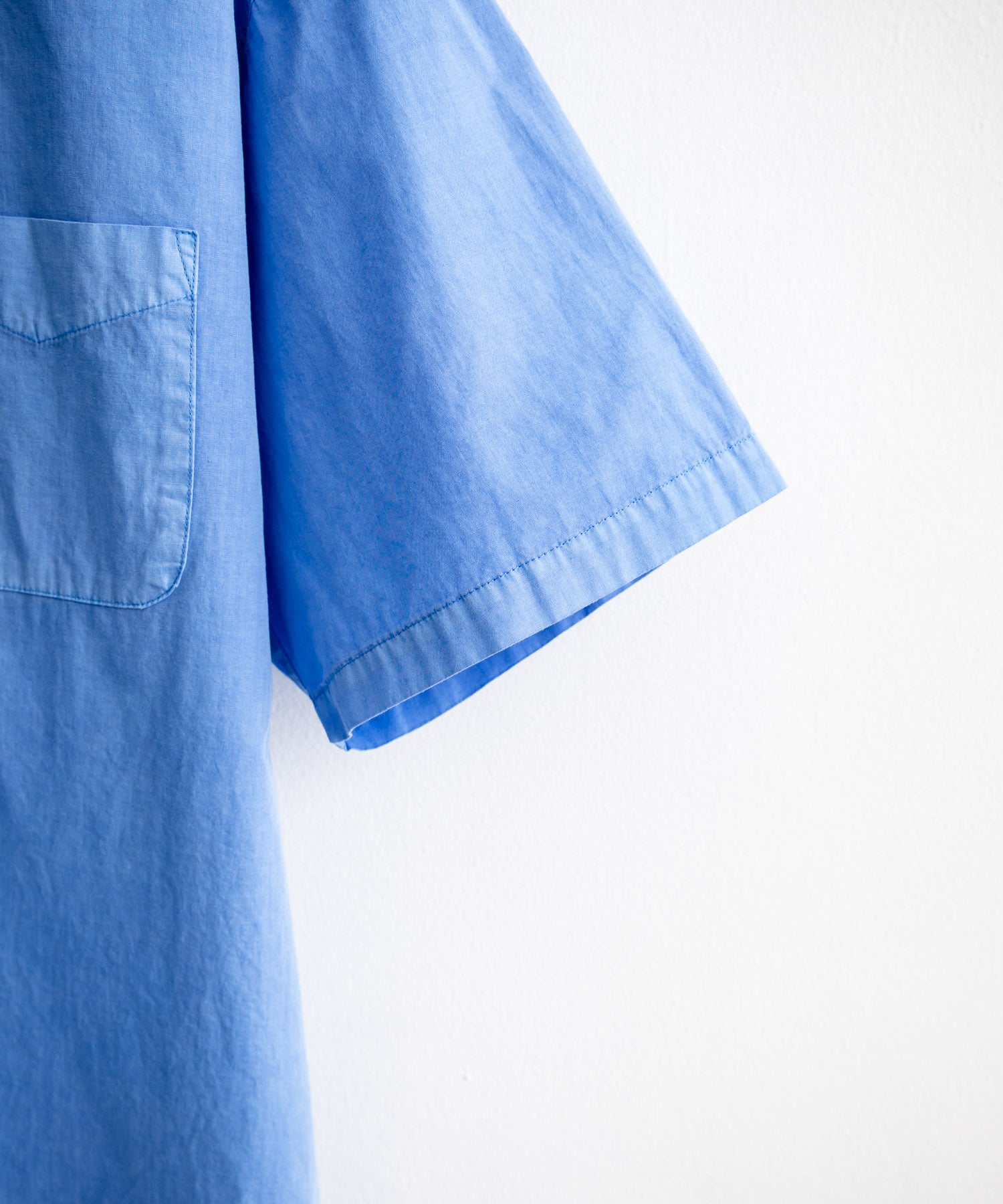 ロッキーモンロー Rocky Monroe カジュアルシャツ 半袖 ピグメント メンズ レディース ブロード 無地 オーバーサイズ ヴィンテージ USED感 製品染め フェード ストリート 14391 (グレー) グレー