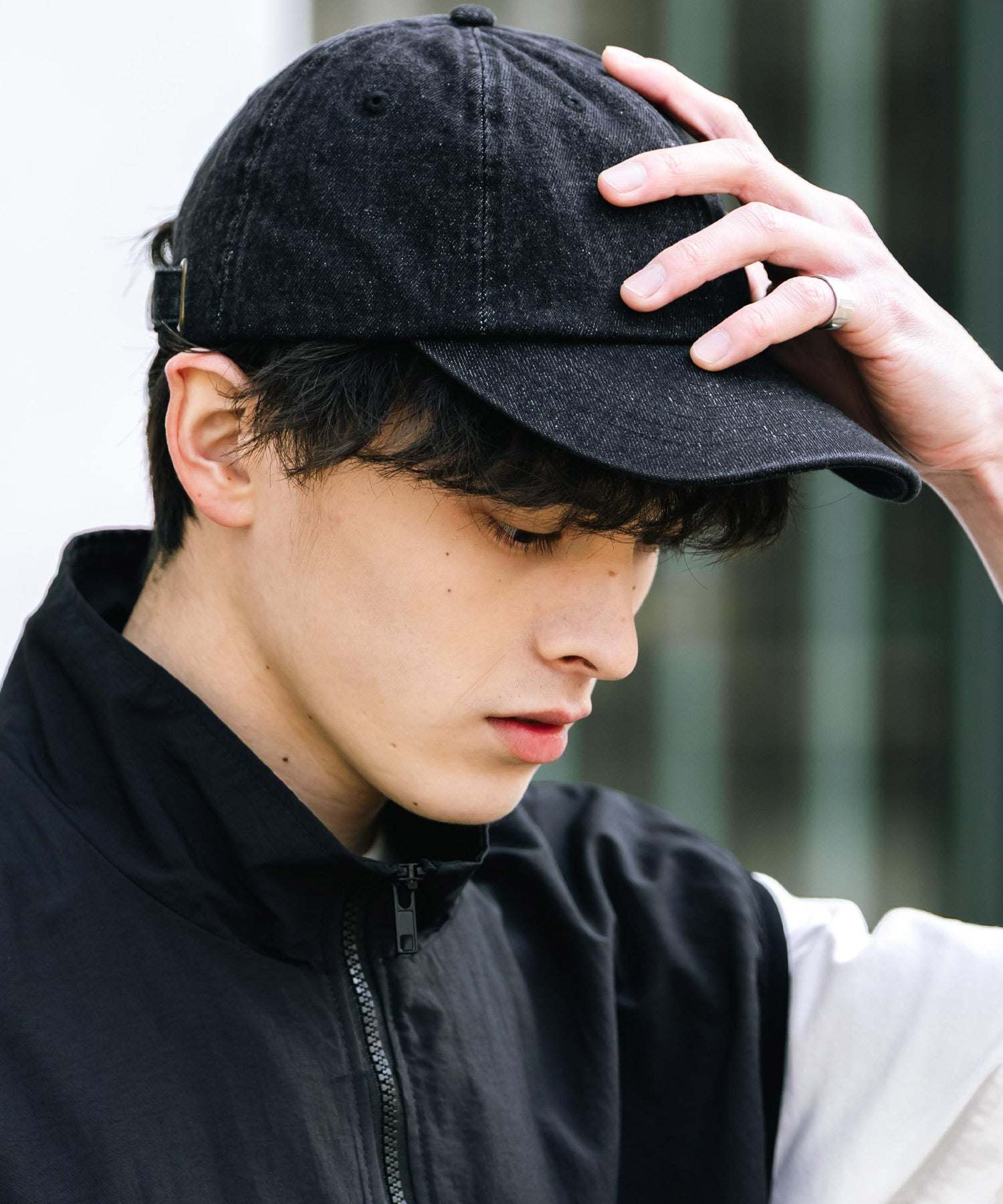 ロッキーモンロー Rocky Monroe NEWHATTAN ニューハッタン ベースボールキャップ デニム メンズ レディース ローキャップ 帽子 日よけ 熱中症対策 無地 ヴィンテージ 14562 (ライトブルー) ライトブルー