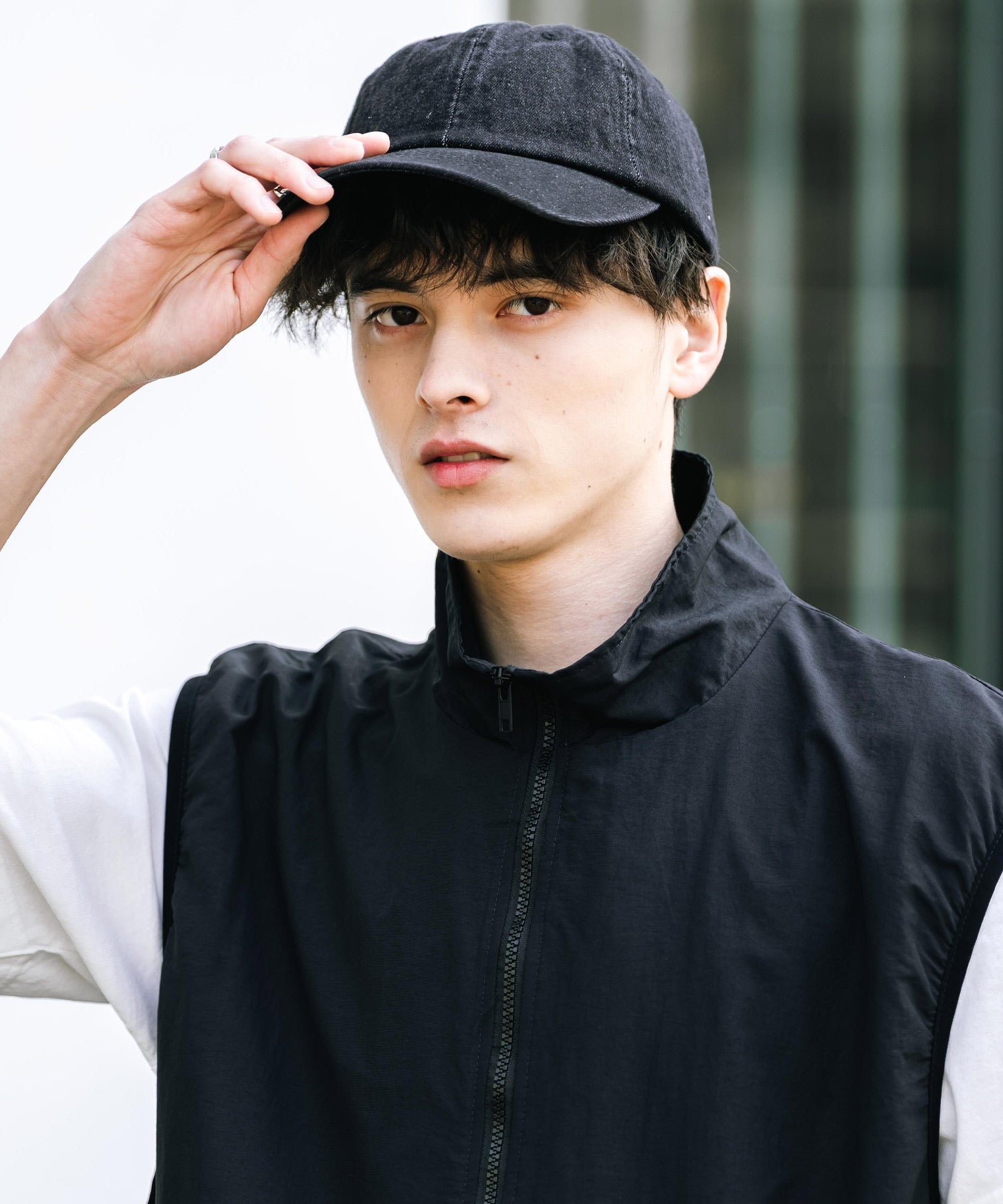 ロッキーモンロー Rocky Monroe NEWHATTAN ニューハッタン ベースボールキャップ デニム メンズ レディース ローキャップ 帽子 日よけ 熱中症対策 無地 ヴィンテージ 14562 (ライトブルー) ライトブルー