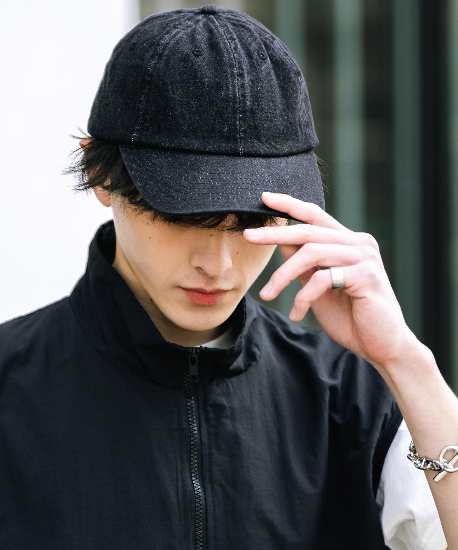 ロッキーモンロー Rocky Monroe NEWHATTAN ニューハッタン ベースボールキャップ デニム メンズ レディース ローキャップ 帽子 日よけ 熱中症対策 無地 ヴィンテージ 14562 (ライトブルー) ライトブルー