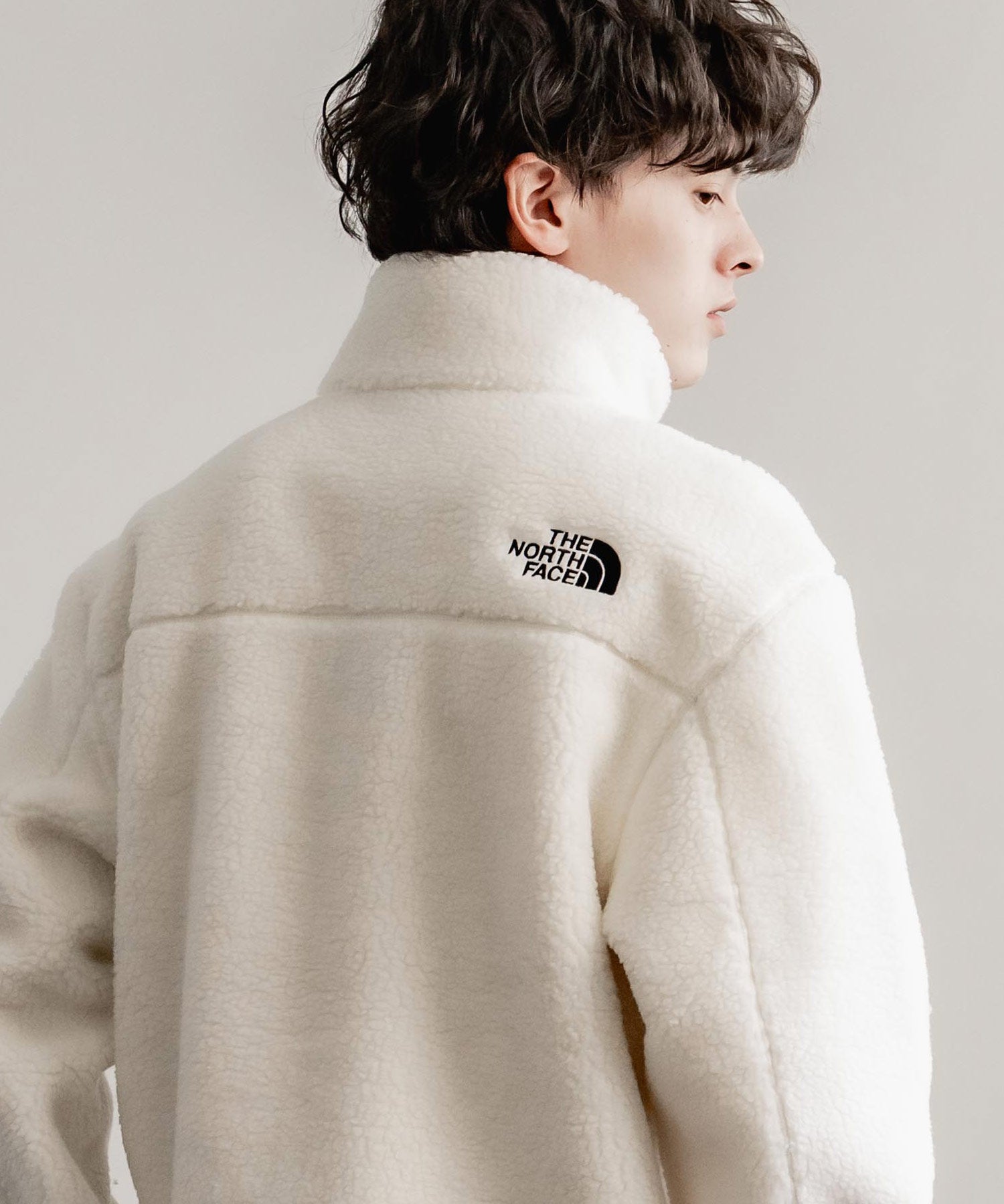 ロッキーモンロー Rocky Monroe THE NORTH FACE 韓国 WHITELABEL 日本未展開モデル SHERPAFLEECEJACKET1 ボアジャケットフリース ブルゾン 14659 (ブラック) ブラック