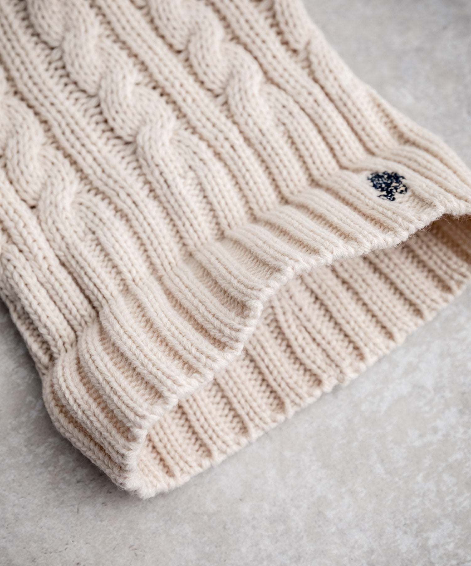 ロッキーモンロー Rocky Monroe ニット帽 ビニー メンズ レディース ニットキャップ 帽子 ケーブル編み 無地 ロゴ刺繍 スノボー 保温性 U.S. POLO ASSN. 14863 (11.アイボリー) 11.アイボリー