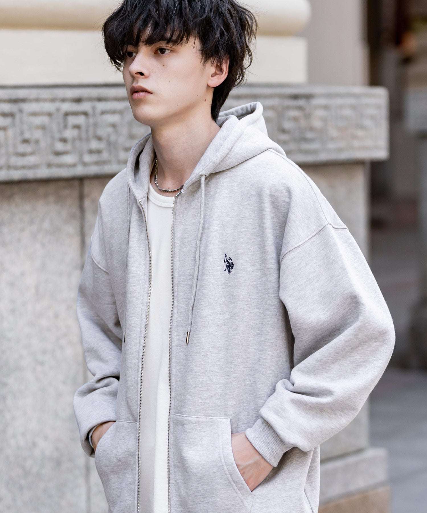 【新品】RUFFLOG LIGHT HOODIE JACKET グレー L Keller Zip Hoodie - Light Gray Heather | Quiksilver
