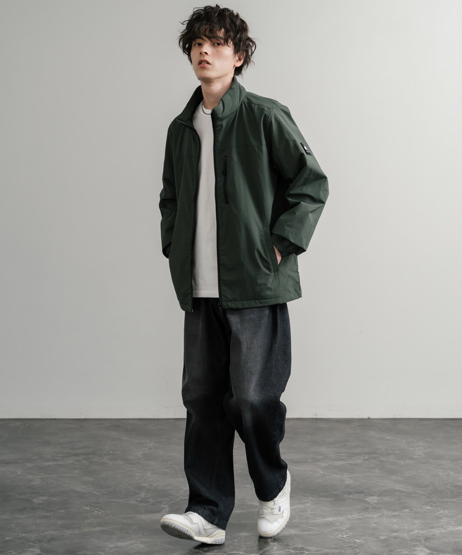 ロッキーモンロー Rocky Monroe ナイロンジャケット 裏タフタ ブルゾン メンズ レディース ライトアウター 撥水 スタンドネック 切替 アウトドア LOGOS ロゴス 14857 (7.ワイン) 7.ワイン