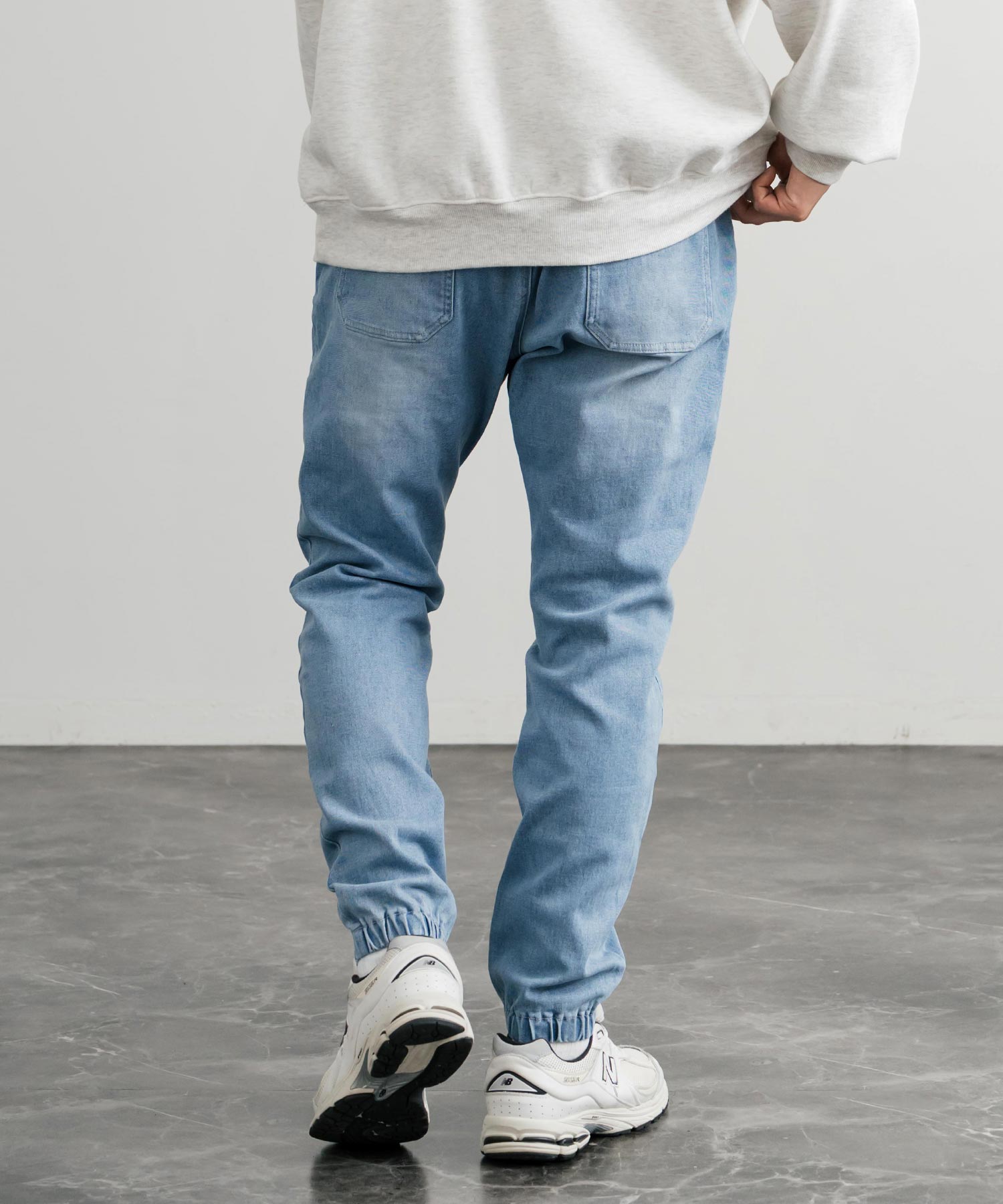 ロッキーモンロー Rocky Monroe ジョガーパンツ クライミング デニム メンズ テーパード イージー ストレッチ ガゼットクロッチ カジュアル KRIFF MAYER 2514002 14781 (73.ライトブルー) 73.ライトブルー