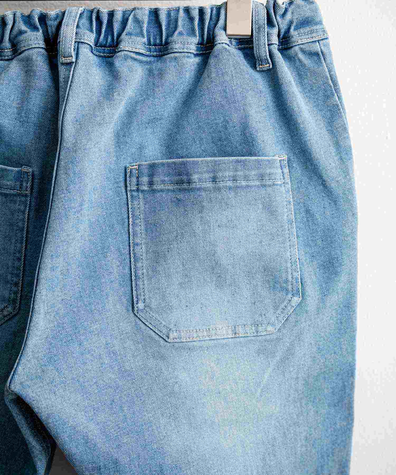 ロッキーモンロー Rocky Monroe ジョガーパンツ クライミング デニム メンズ テーパード イージー ストレッチ ガゼットクロッチ カジュアル KRIFF MAYER 2514002 14781 (73.ライトブルー) 73.ライトブルー