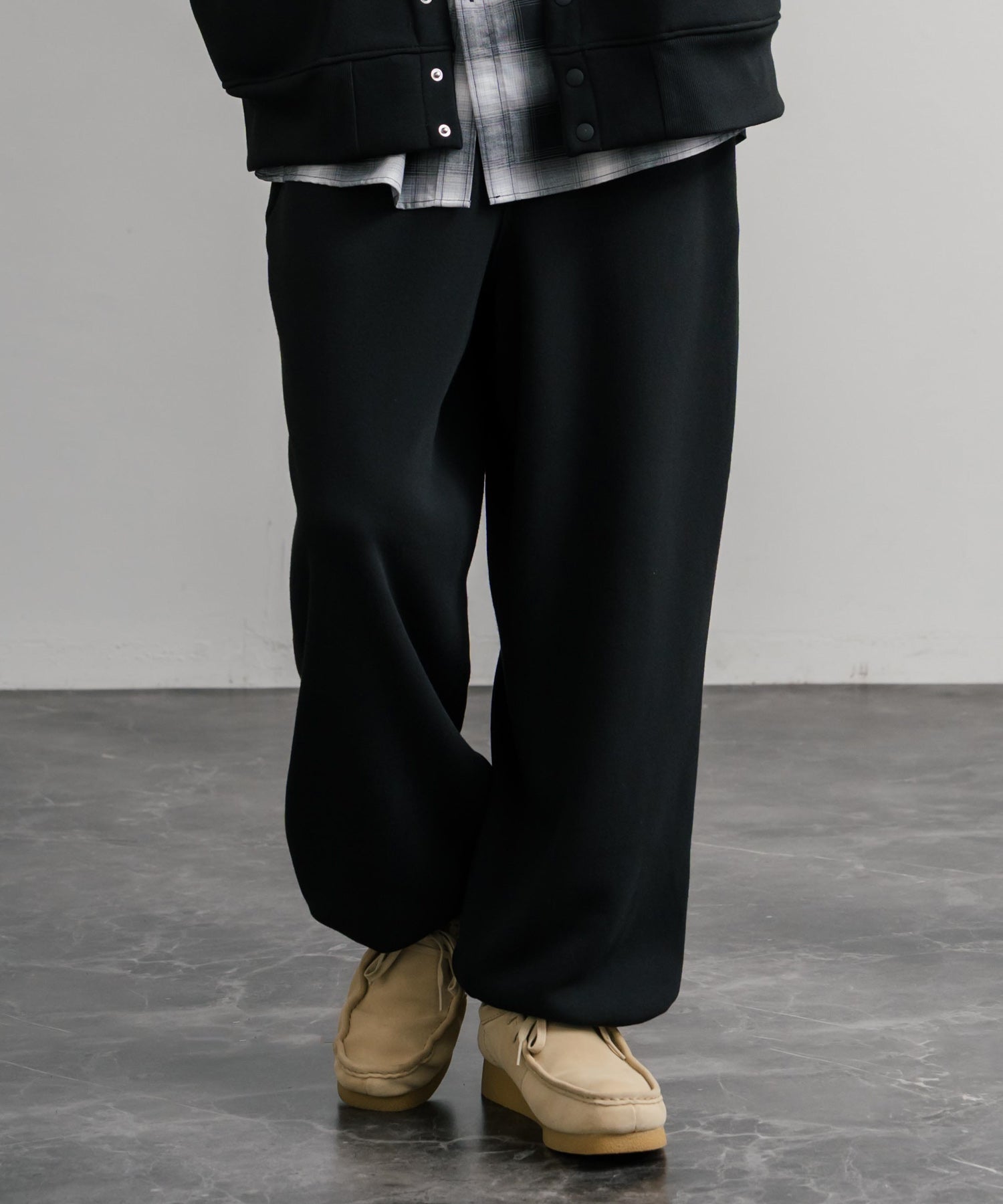 ロッキーモンロー Rocky Monroe スウェットパンツ イージー ワイド メンズ レディース 裏起毛 無地 ヘビーウェイト リラックス ウエストゴム ハイウエスト ドローコード ルーズ 14851 (1.オートミール) 1.オートミール