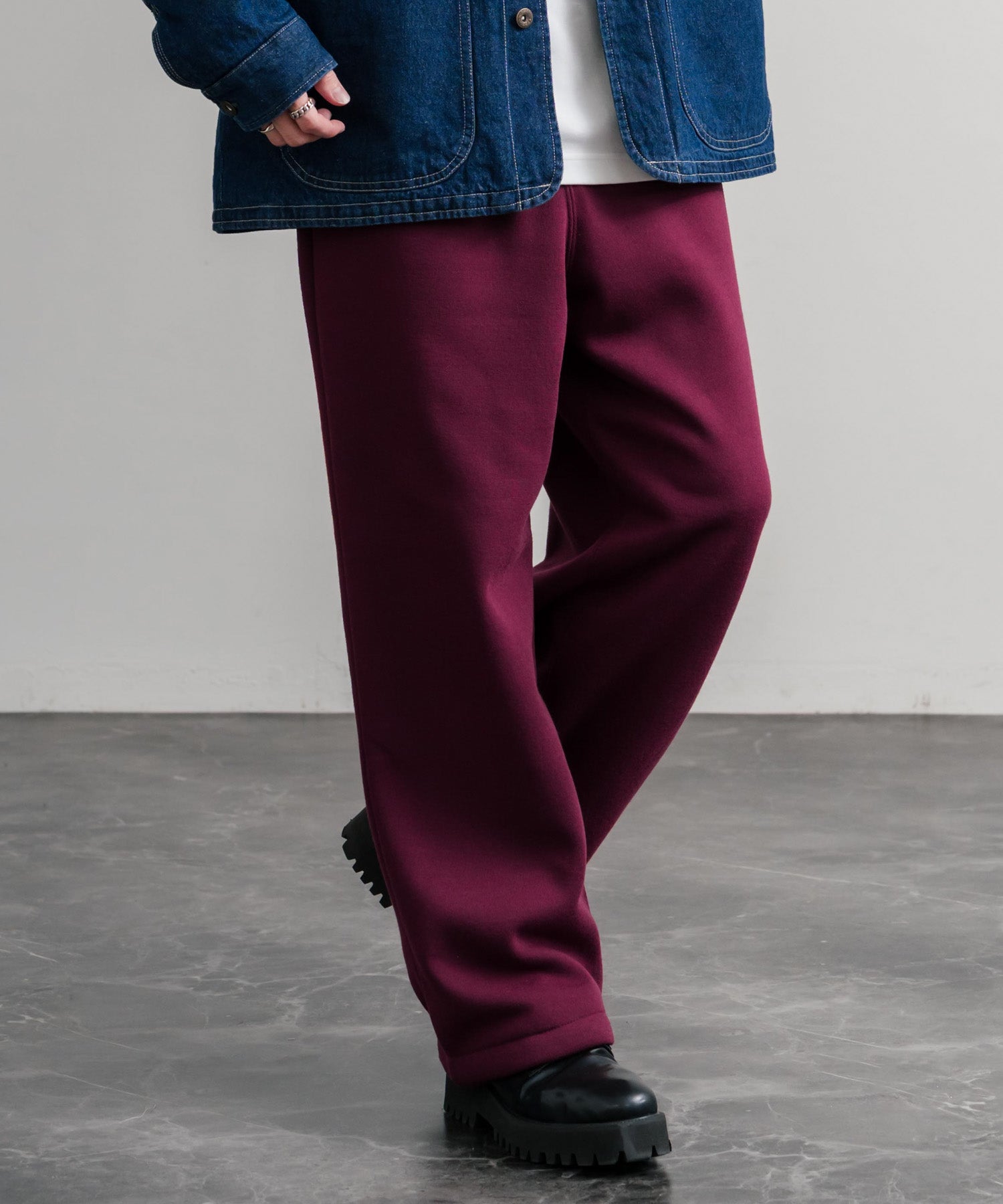 ロッキーモンロー Rocky Monroe スウェットパンツ イージー ワイド メンズ レディース 裏起毛 無地 ヘビーウェイト リラックス ウエストゴム ハイウエスト ドローコード ルーズ 14851 (1.オートミール) 1.オートミール