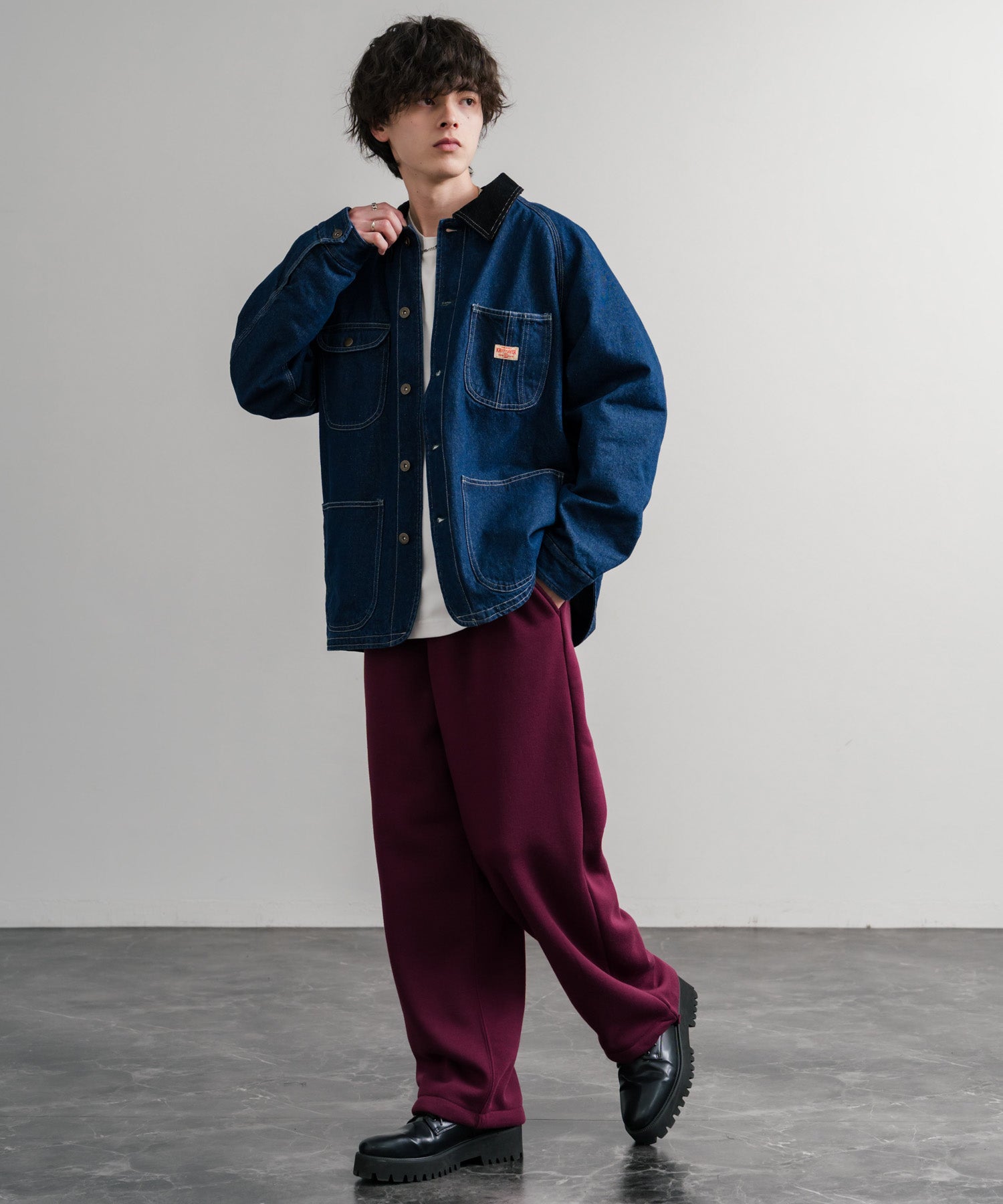 ロッキーモンロー Rocky Monroe スウェットパンツ イージー ワイド メンズ レディース 裏起毛 無地 ヘビーウェイト リラックス ウエストゴム ハイウエスト ドローコード ルーズ 14851 (1.オートミール) 1.オートミール