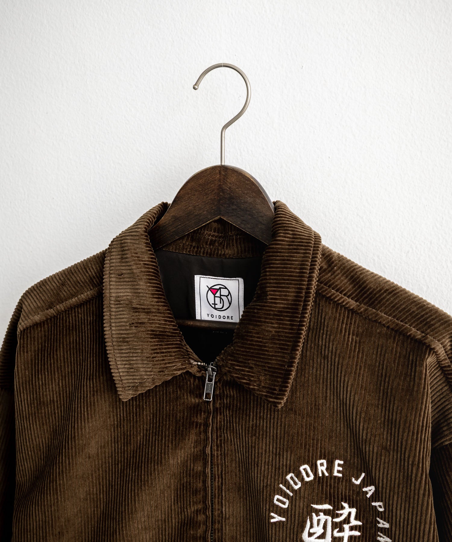 ロッキーモンロー Rocky Monroe コーデュロイジャケット YOIDORE 酔いどれ 刺繍 メンズ レディース ブルゾン ワーク カジュアル アメカジ 古着 オーバーサイズ リラックス 14891 (99.ブラック) 99.ブラック