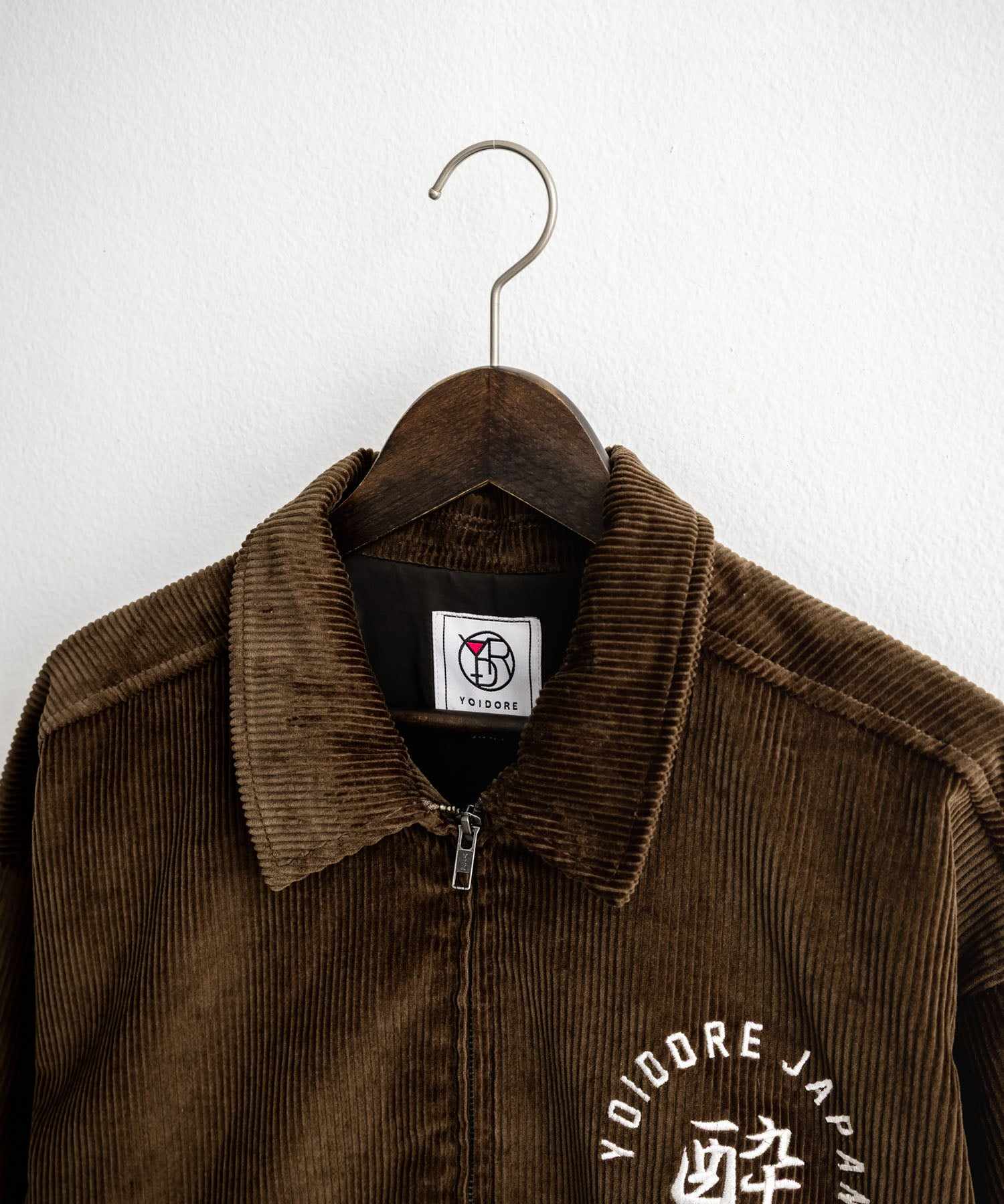 ロッキーモンロー Rocky Monroe コーデュロイジャケット YOIDORE 酔いどれ 刺繍 メンズ レディース ブルゾン ワーク カジュアル アメカジ 古着 オーバーサイズ リラックス 14891 (99.ブラック) 99.ブラック