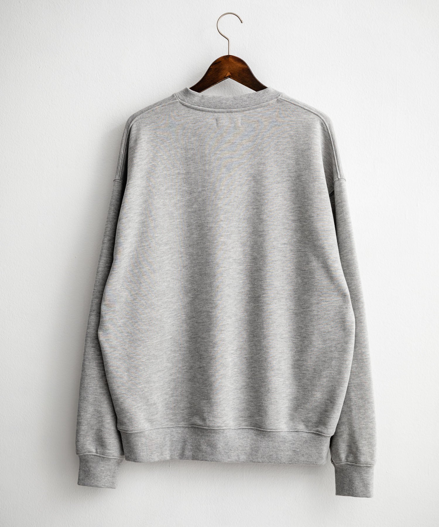 ロッキーモンロー Rocky Monroe トレーナー スウェット 裏毛 ヘンリーネック メンズ レディース 裏パイル 長袖 Tシャツ カットソー オーバーサイズ レイヤード セットアップ対応 15436 (ネイビー) ネイビー