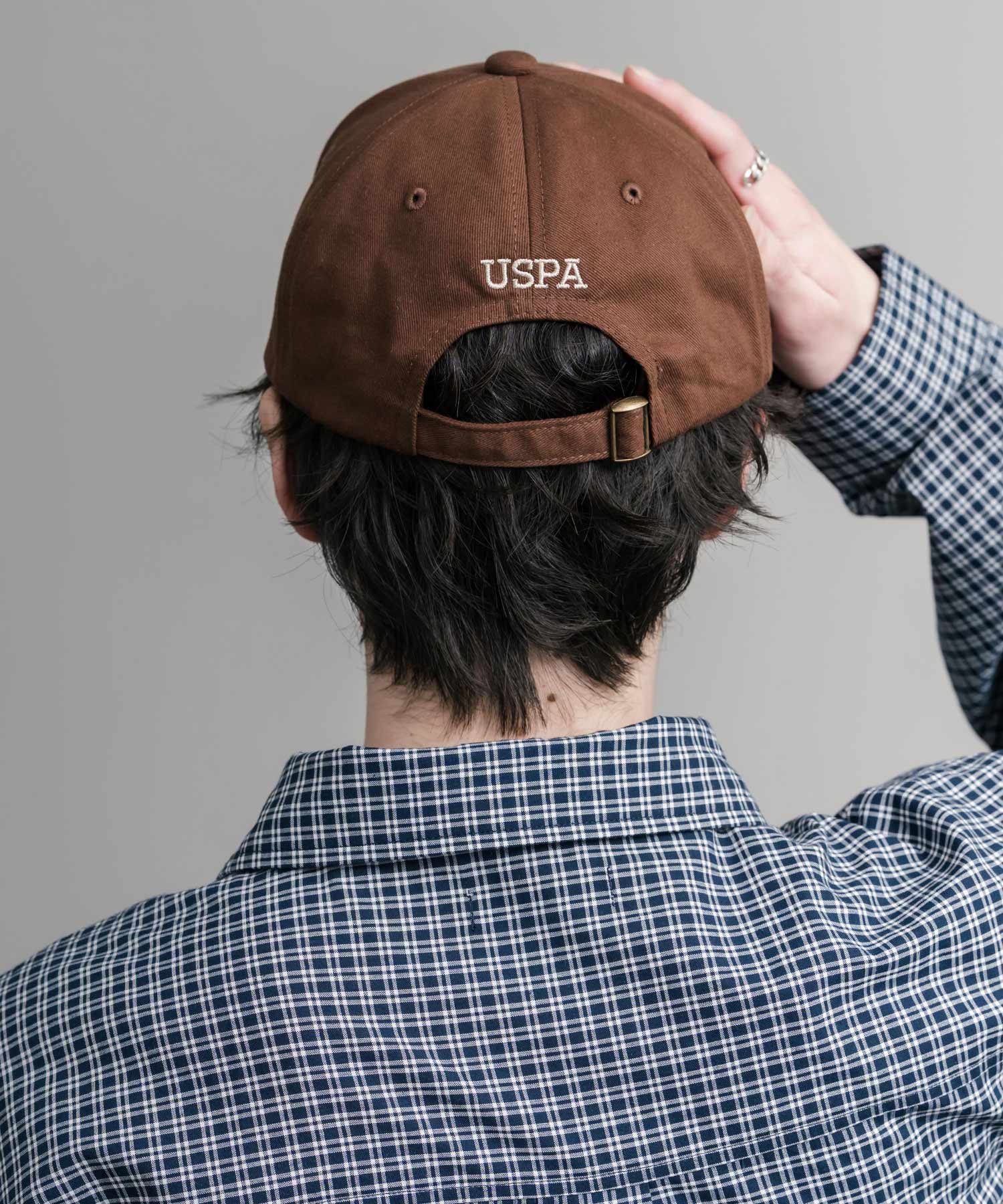 ロッキーモンロー Rocky Monroe U.S. POLO ASSN. ユーエスポロアッスン ベースボールキャップ ローキャップ メンズ レディース ツイル 帽子 無地 ロゴ 刺繍 15598 (ベージュ×ネイビー) ベージュ×ネイビー