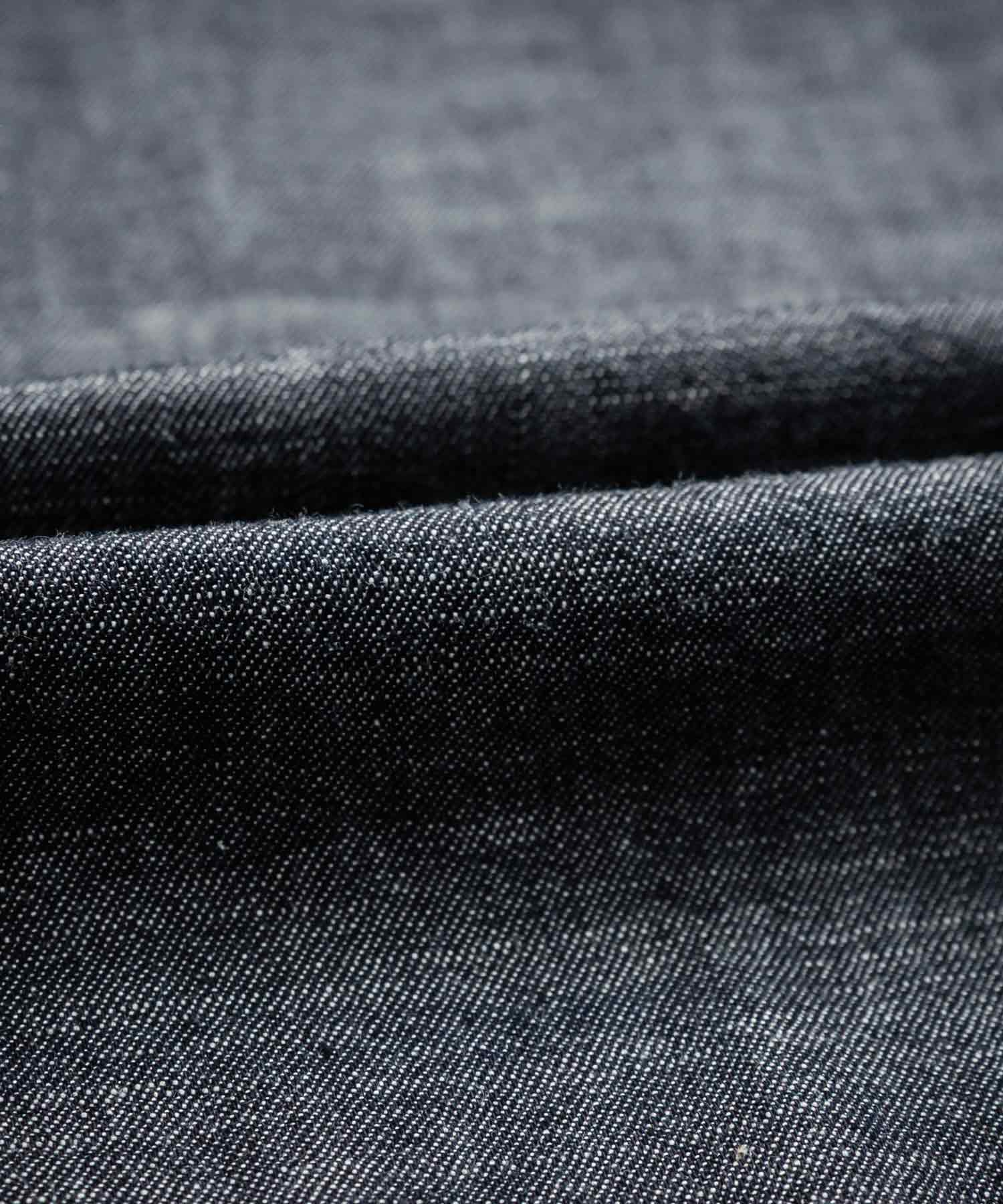 ロッキーモンロー Rocky Monroe デニムシャツ 長袖 ボタンダウン メンズ レディース ボクシーAライン 備中備後 6オンス 日本製 Upscape Audience AUD6703 15608 (ダークインディゴ) ダークインディゴ