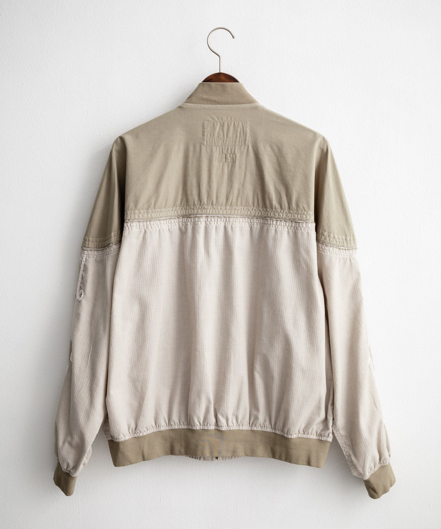 ロッキーモンロー Rocky Monroe ブルゾン ショート丈 メンズ ダービージャケット ライトアウター 異素材 オーバーサイズ ラグラン 薄手 KRIFF MAYER 2534003 15612 (20.ベージュ) 20.ベージュ