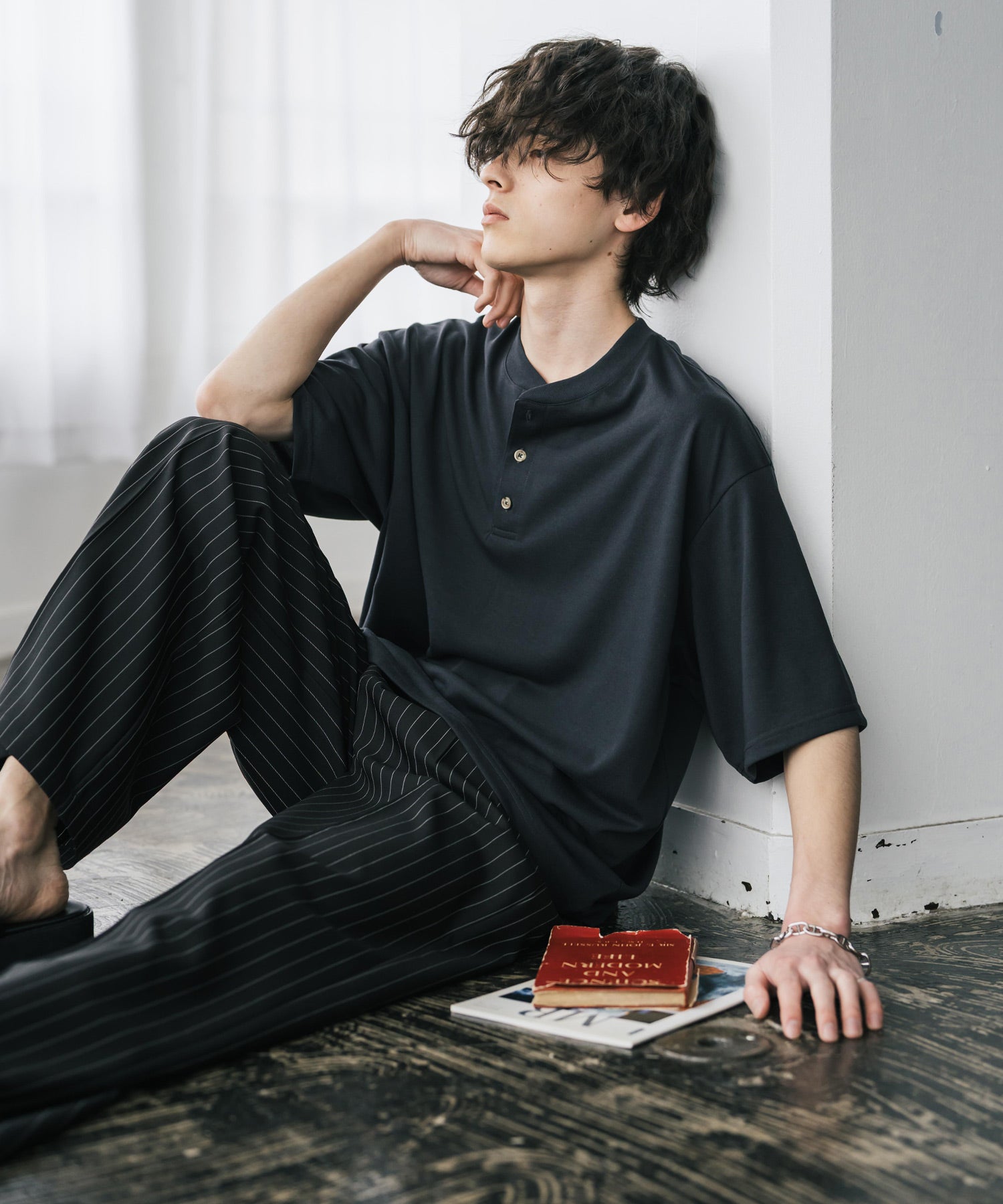 ロッキーモンロー Rocky Monroe Tシャツ 半袖 無地 ヘンリーネック メンズ レディース カットソー 多機能 接触冷感 遮熱 UVカット コットンタッチ 吸水拡散 リラックス 15428 (グレージュ) グレージュ